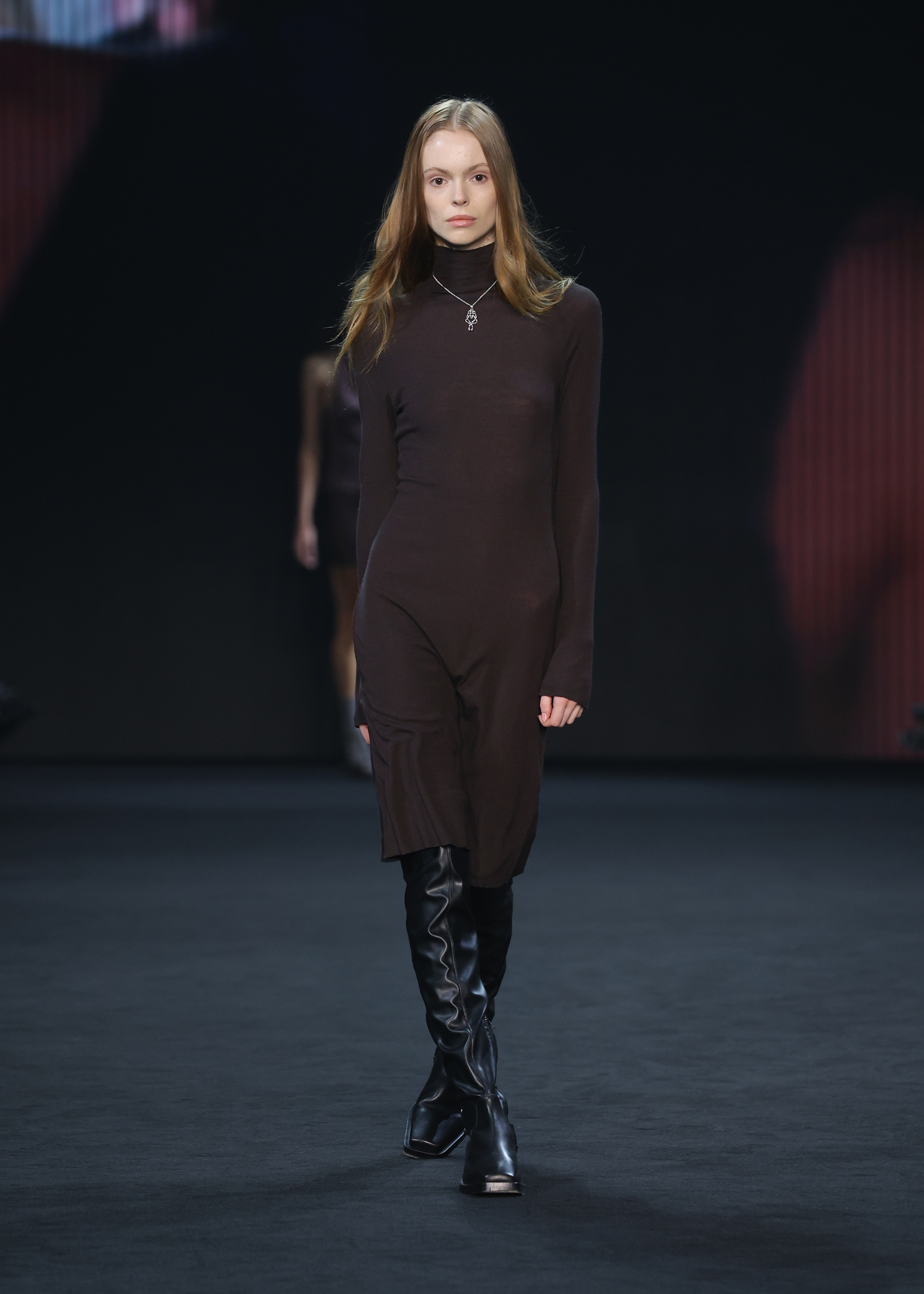 Dissolve Wool Dress ~ Umber