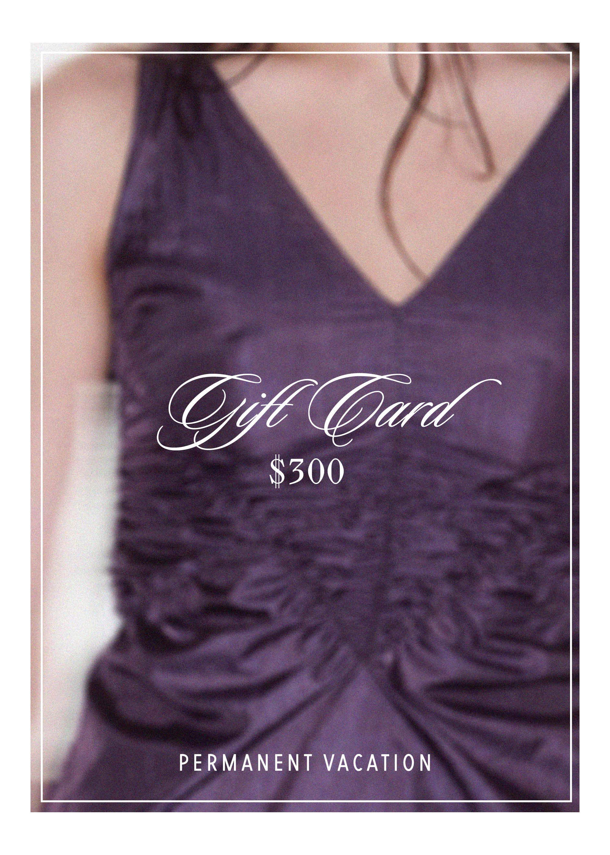 PV Gift Card ~ $300