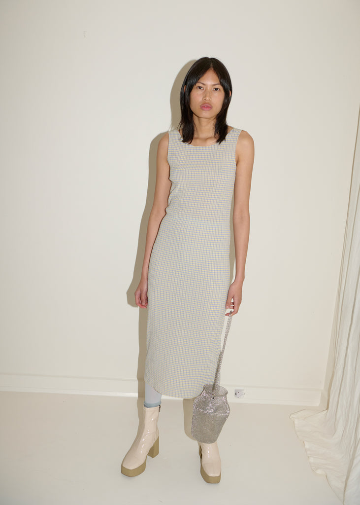 Ritual Tank Dress ~ Lavender / Cream