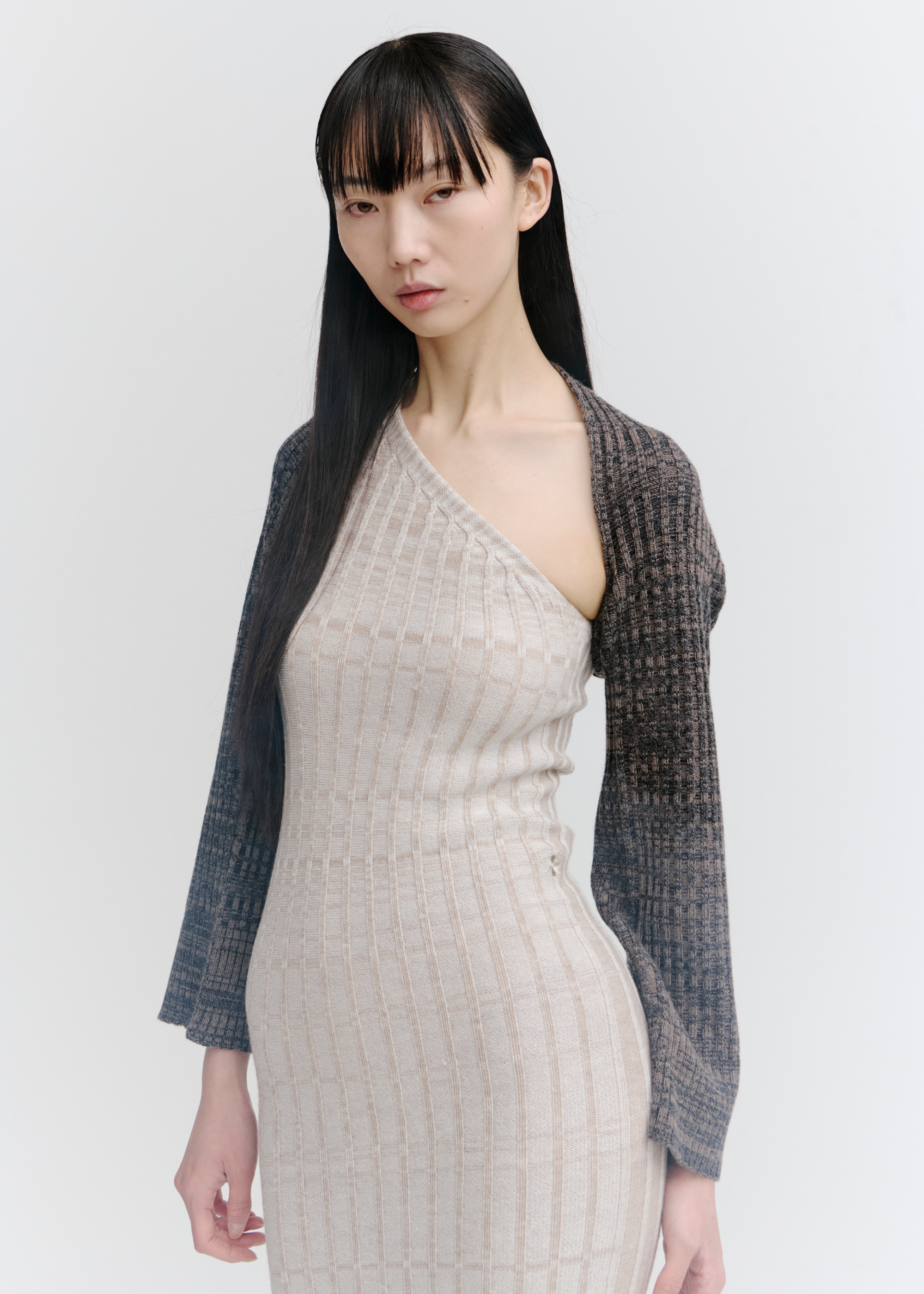 Tension Knitted Shrug ~ Terrain