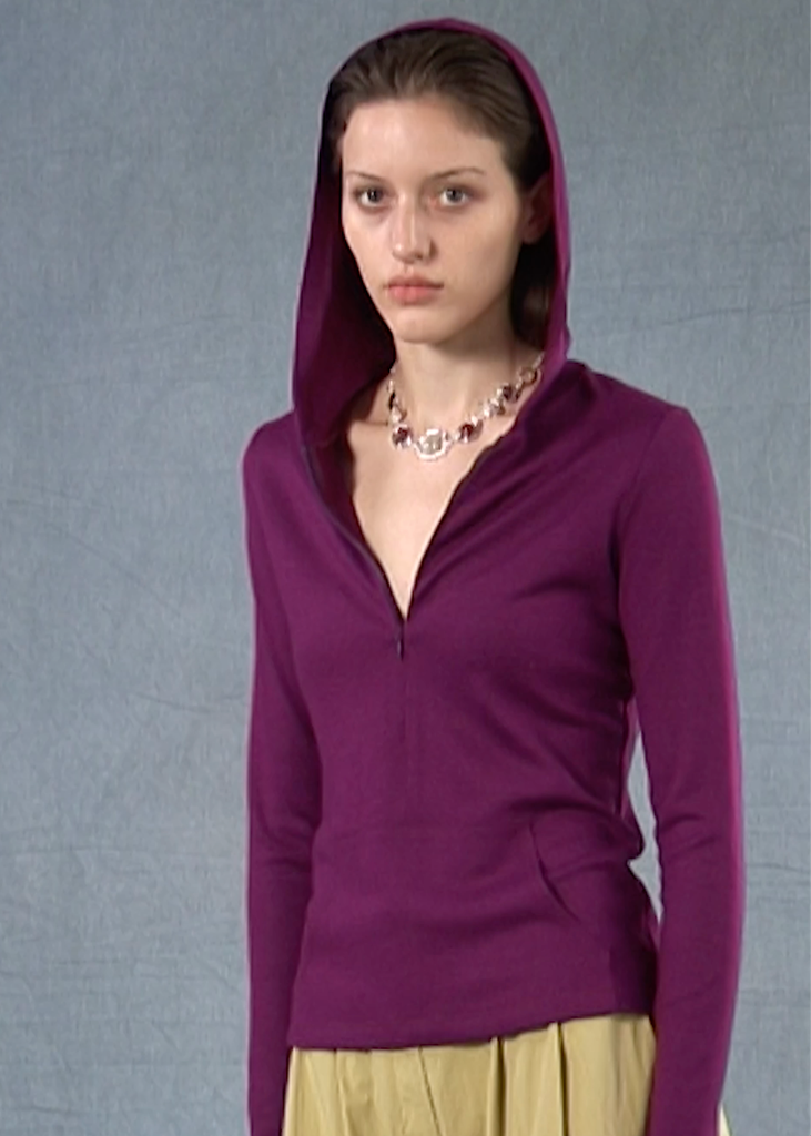 Habitat Wool Hoodie ~ Orchid