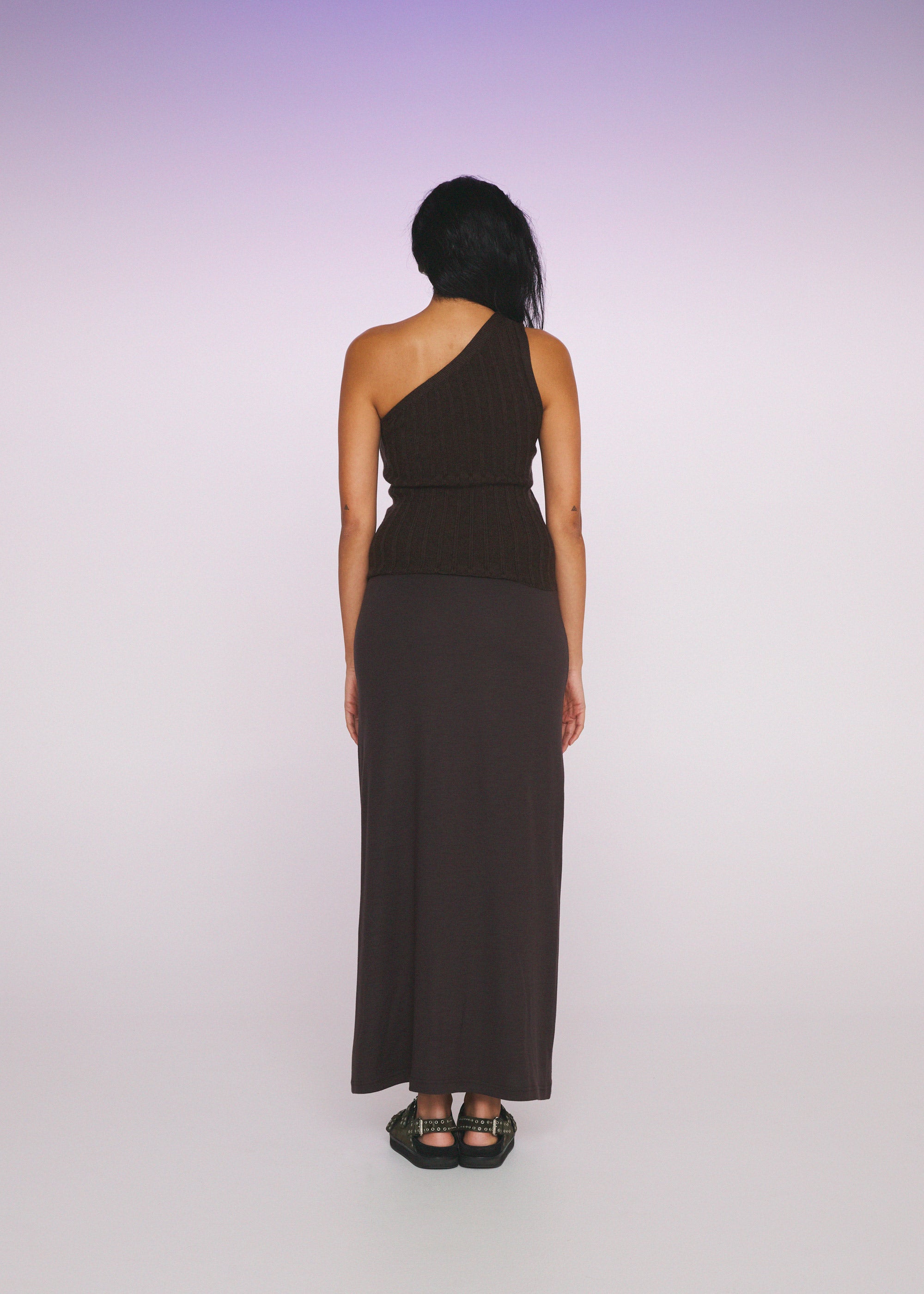 Loop Merino Skirt ~ Earth