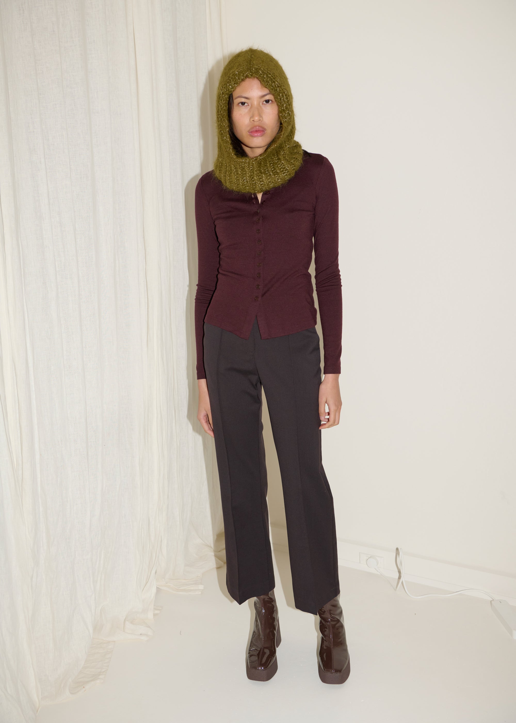Daily Cardigan ~ Burgundy