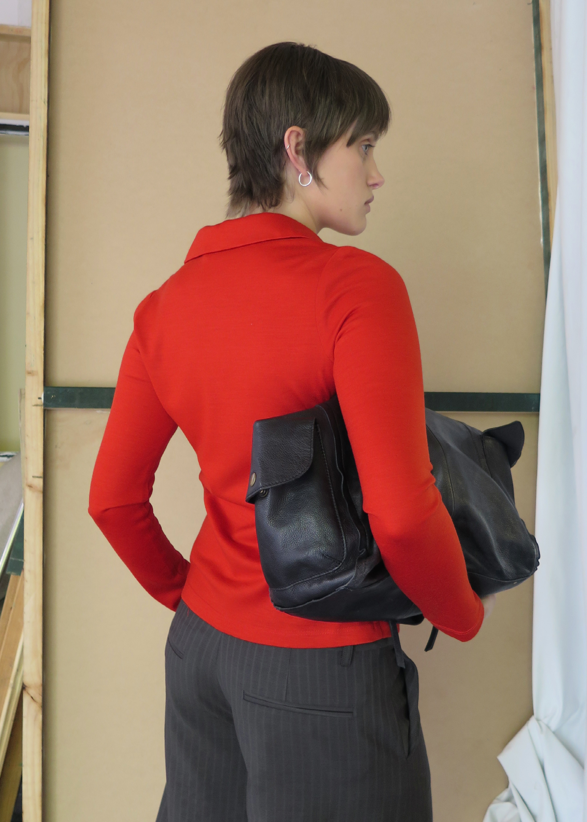 Daily Cardigan ~ Warm Red