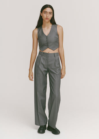 All-Day Trousers ~ Grey Pinstripe