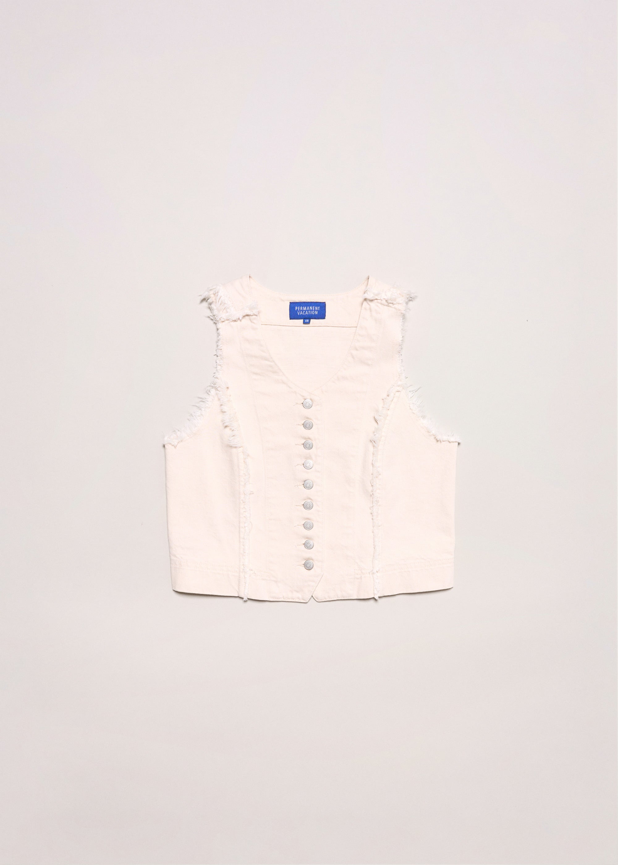 Deadline Vest ~ Ivory