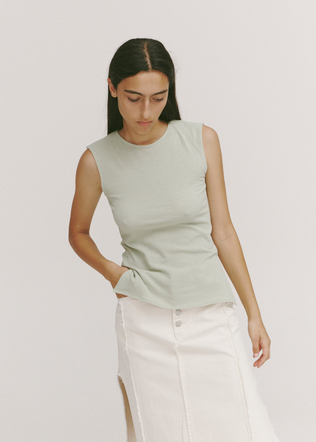 E-Meet Tank ~ Pale Green