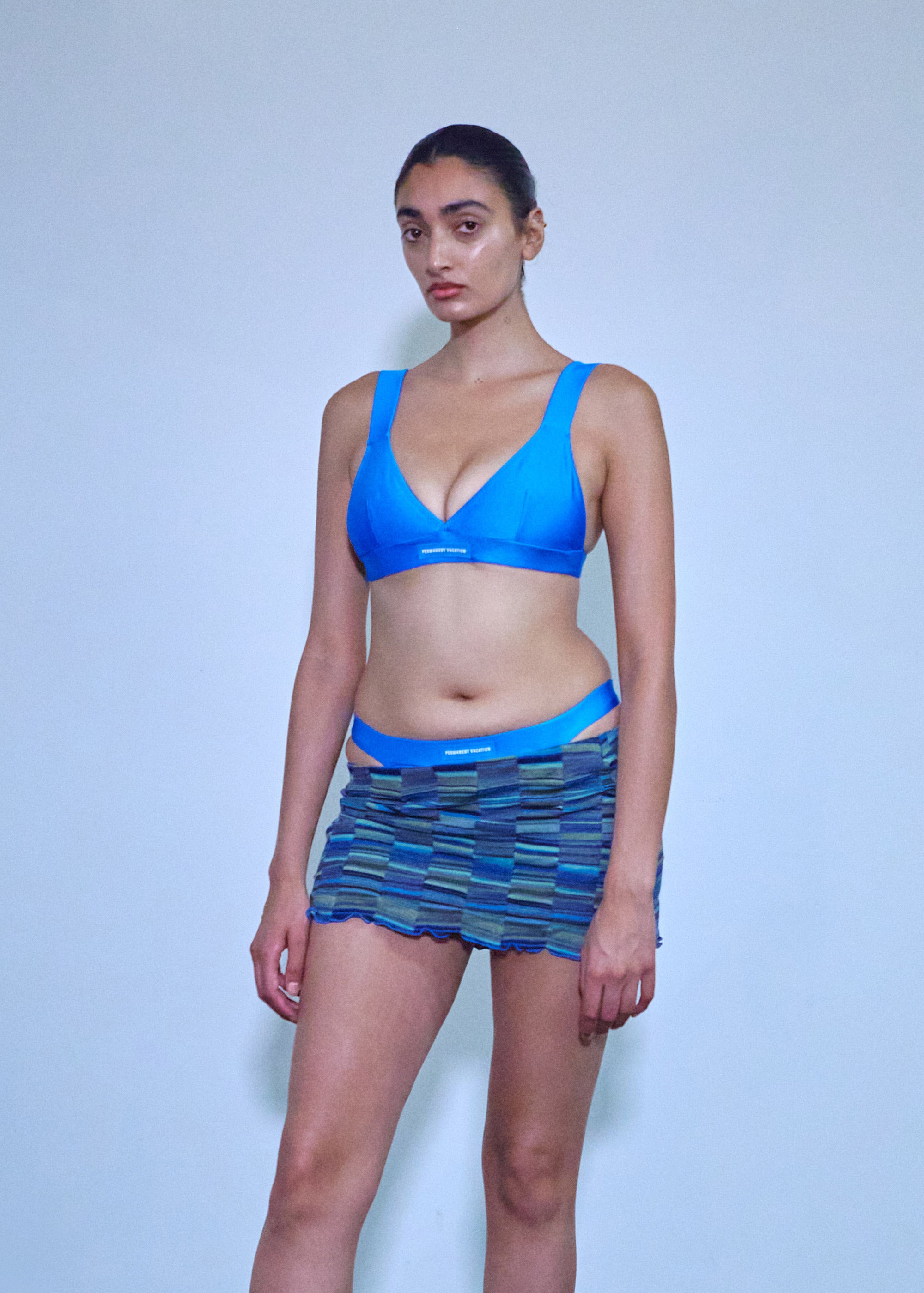 Immerse Crop Top ~ Ultra Blue