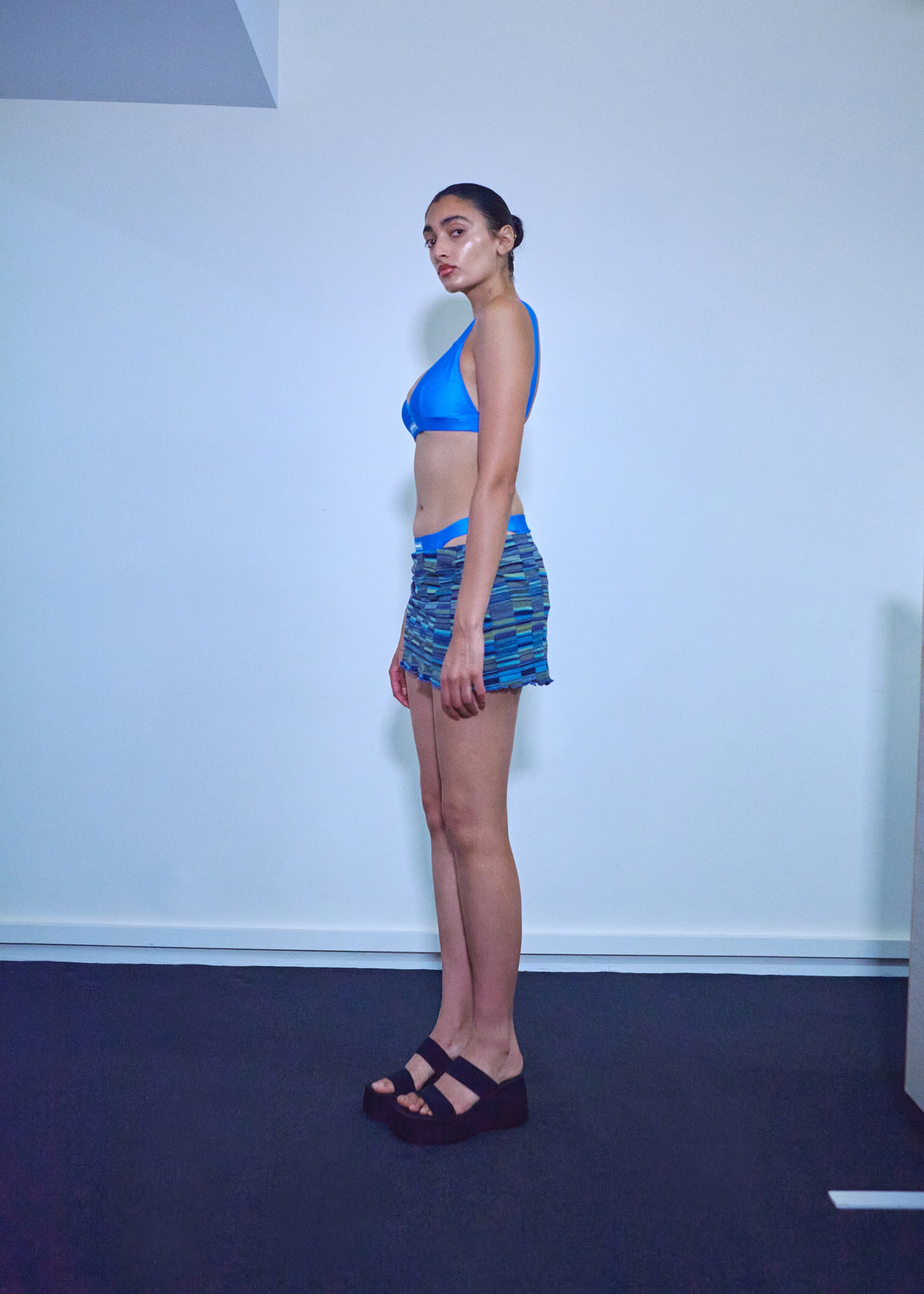 Immerse Crop Top ~ Ultra Blue