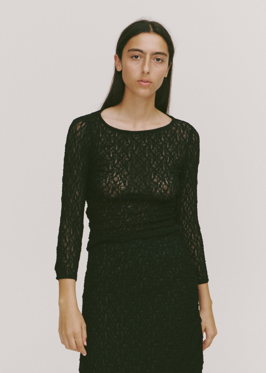 Impression Lace Top ~ Black