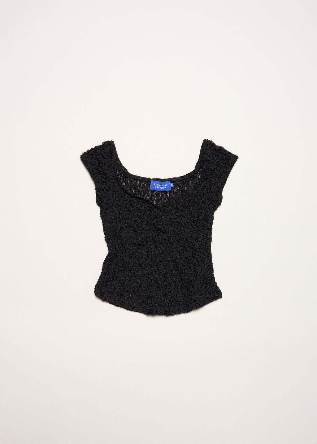 Impression Lace Tee ~ Black