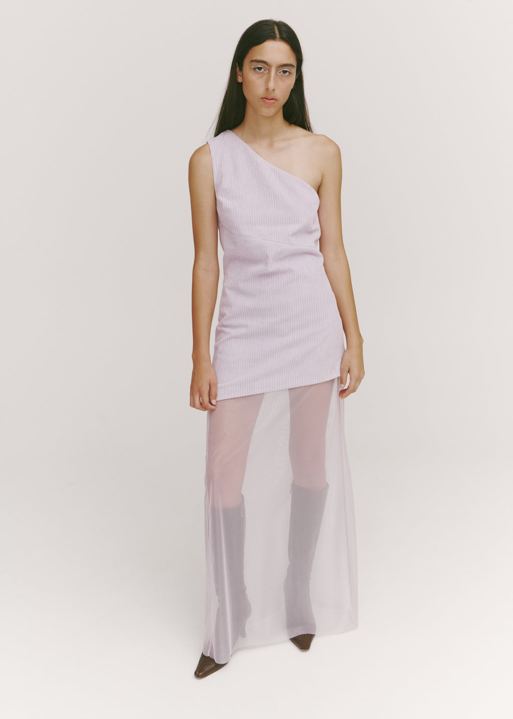 Pivot Mini Dress ~ Pale Lilac