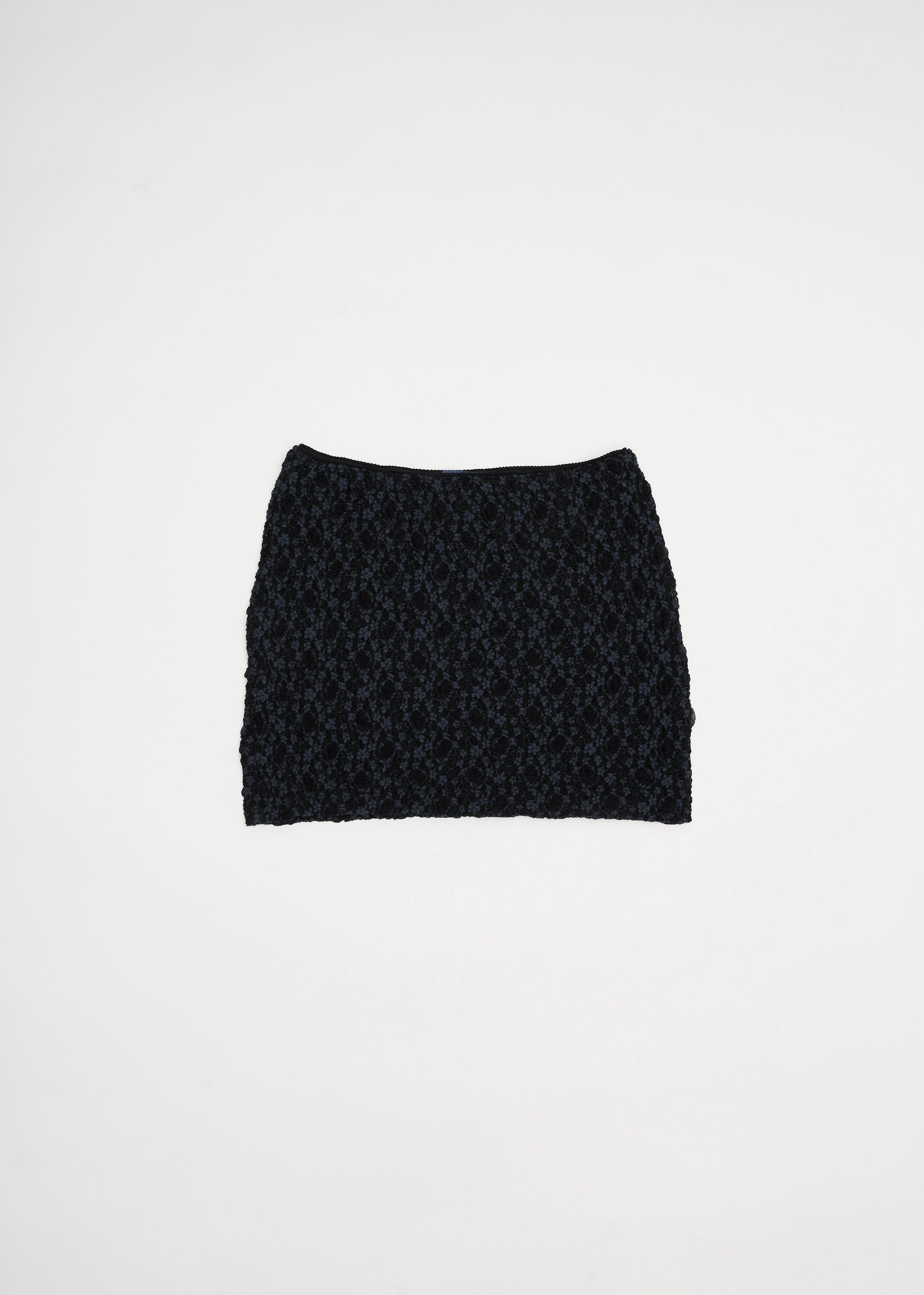 Illuminate Lace Miniskirt ~ Ink