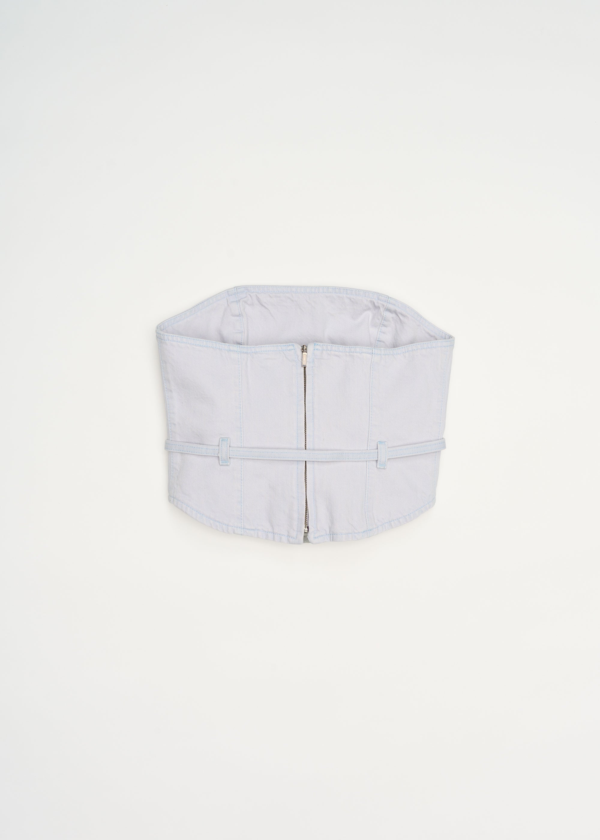 Repose Denim Bustier ~ Purple Tint