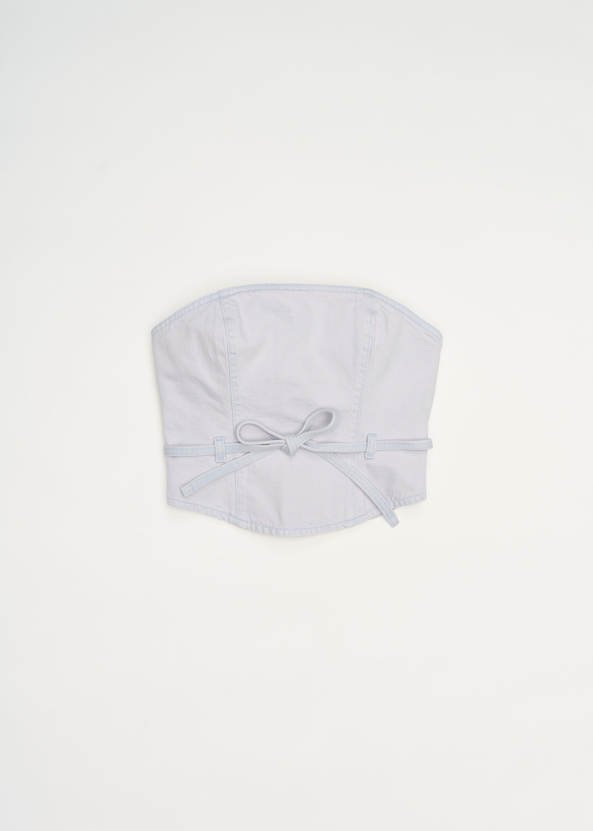 Repose Denim Bustier ~ Purple Tint