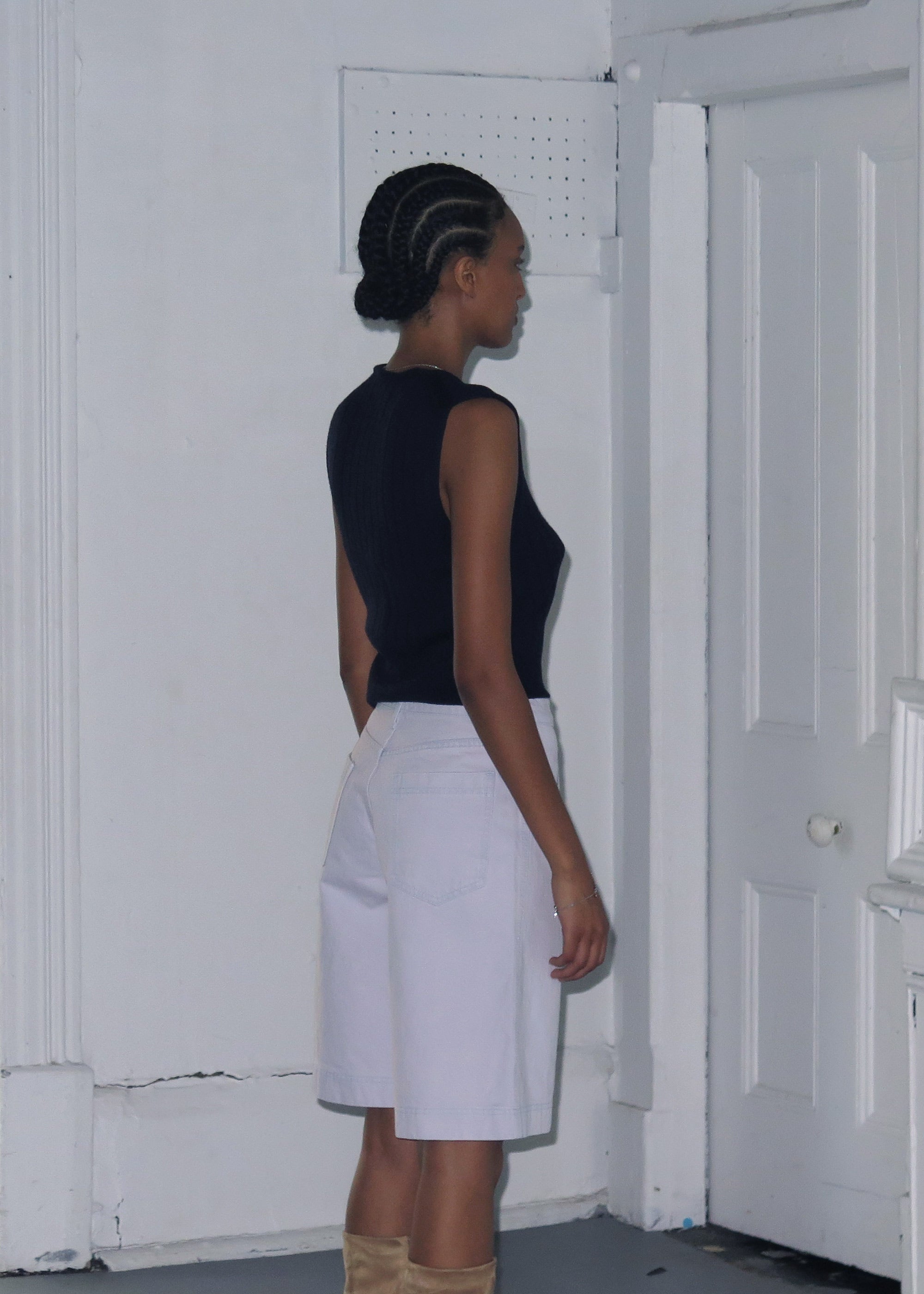 Repose Denim Shorts ~ Purple Tint