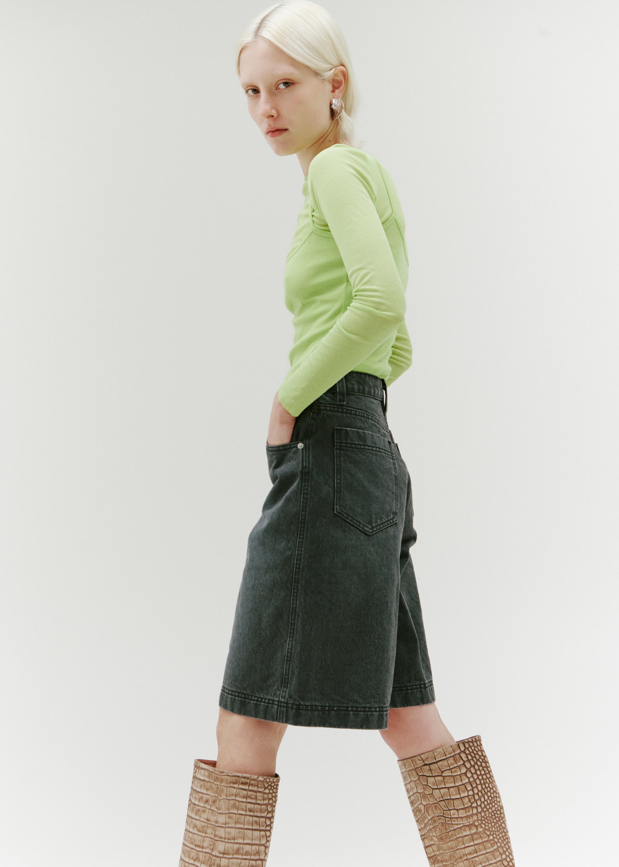 Repose Shorts ~ Slate