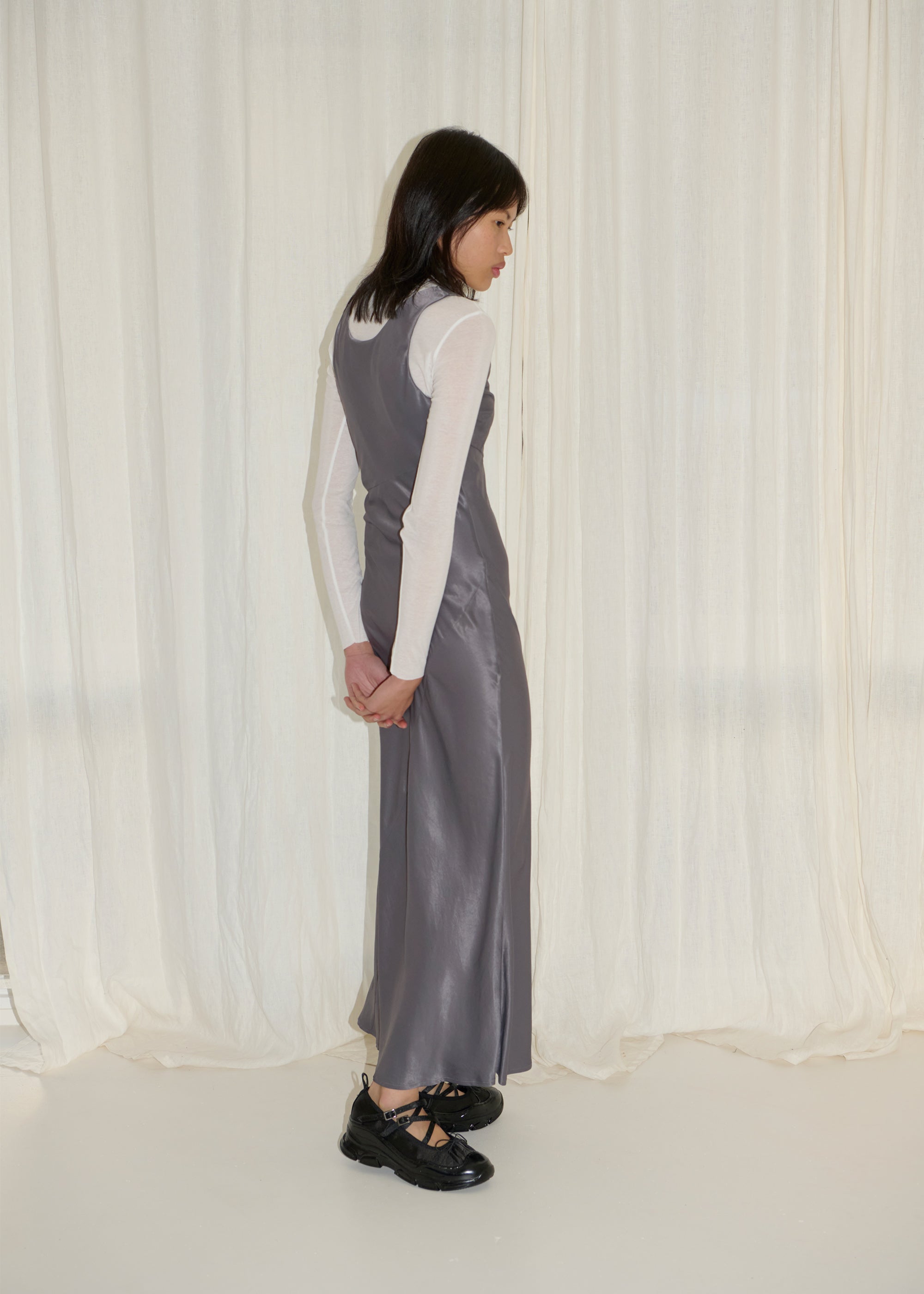 Liminal Dress ~ Slate
