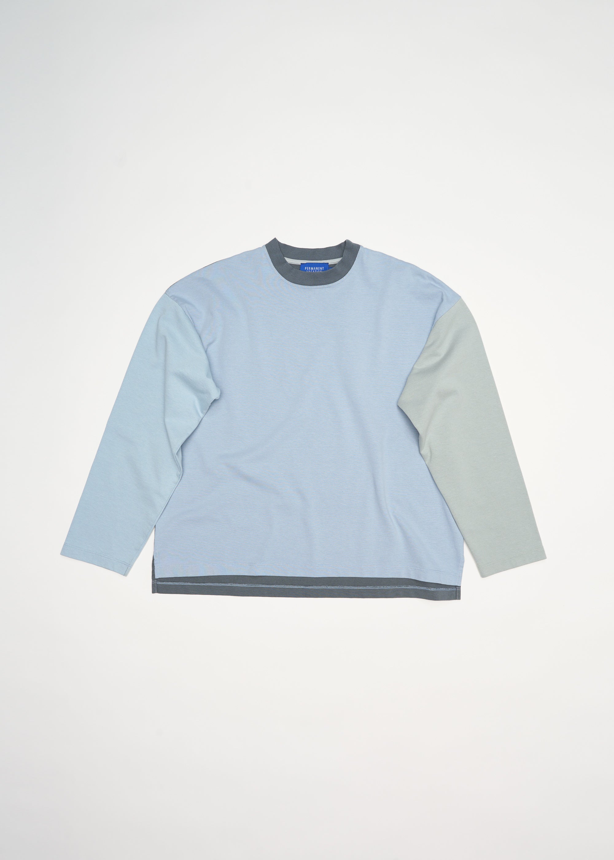 Parallel Top ~ Washed Blue Multi