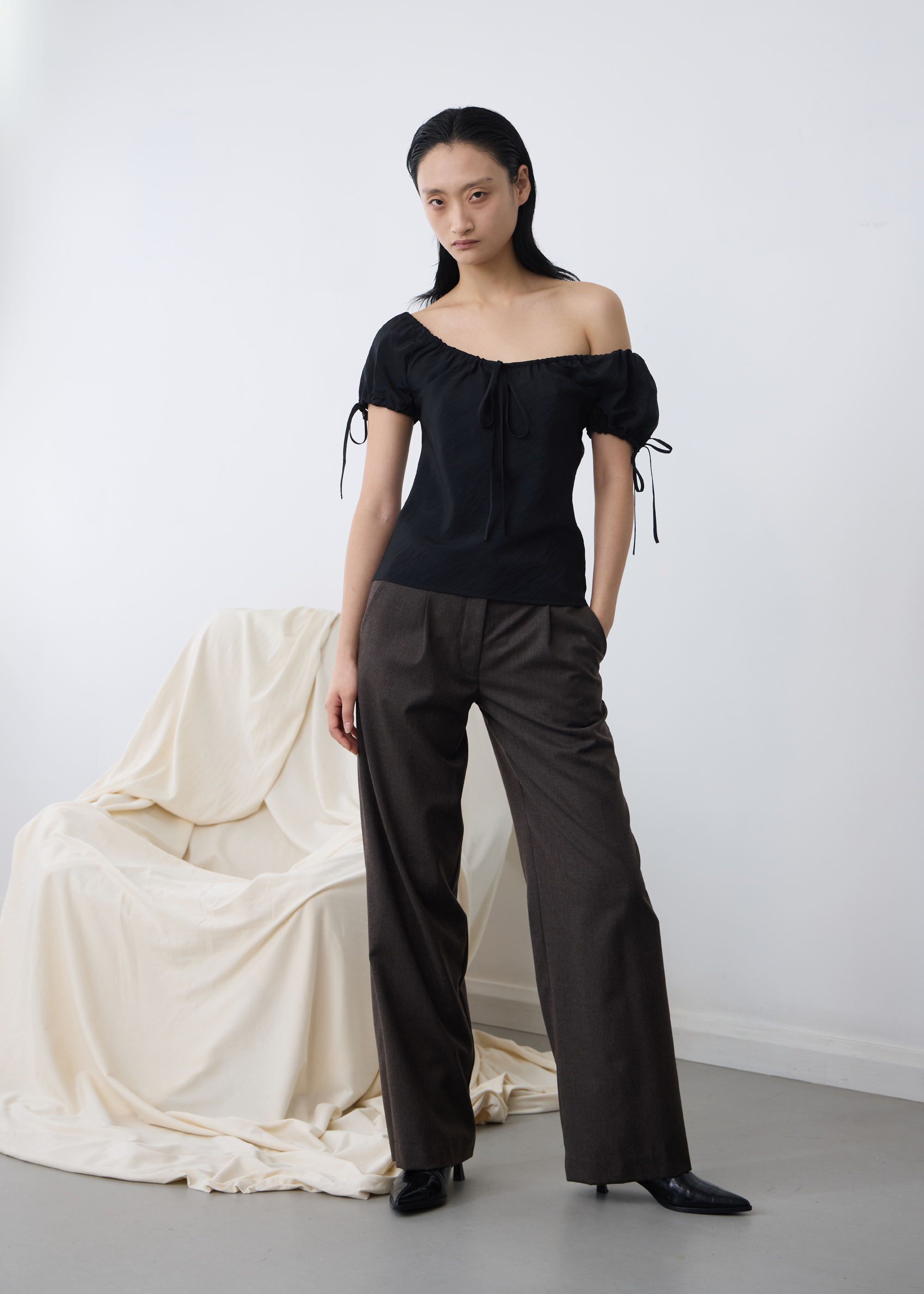 Sense Trouser ~ Brown Melange