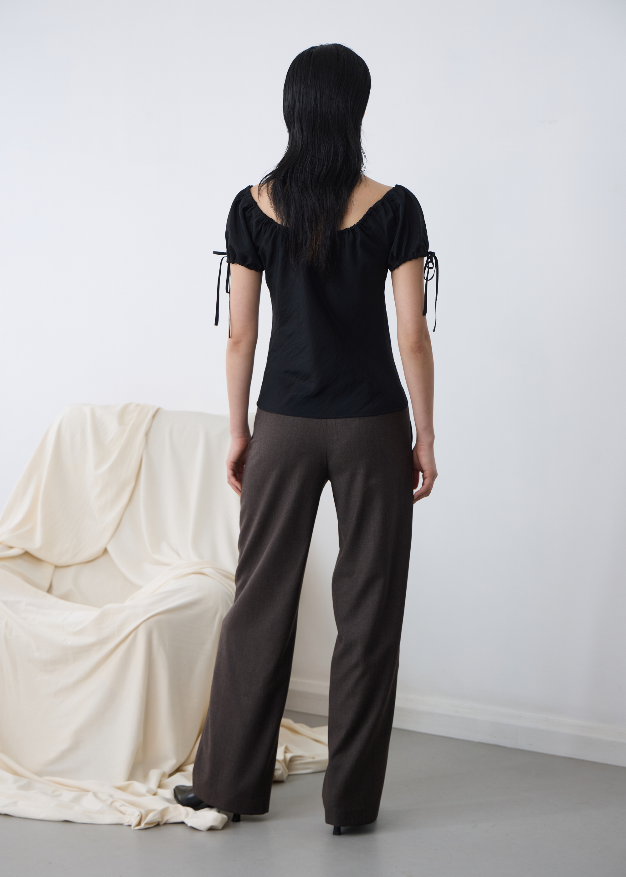 Sense Trouser ~ Brown Melange