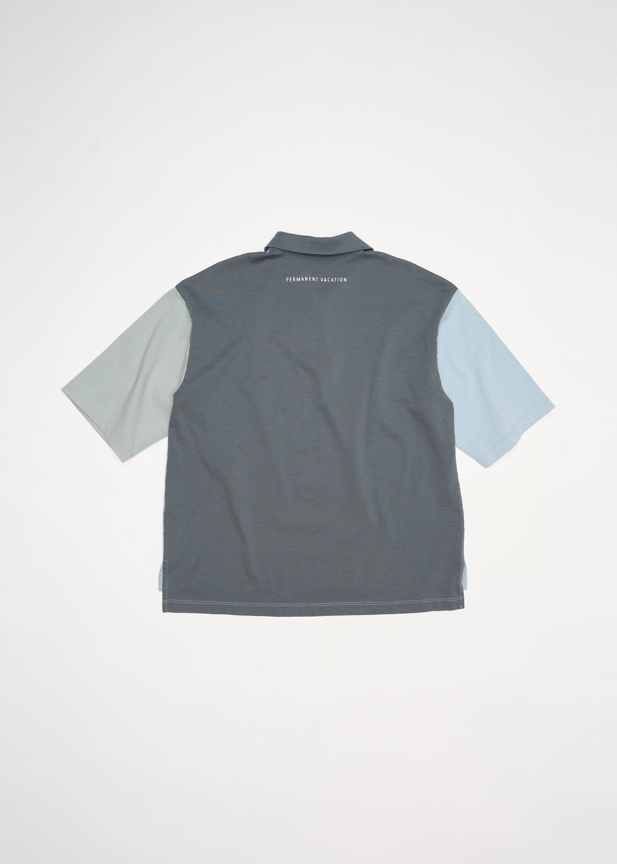 Parallel Tee ~ Washed Blue Multi