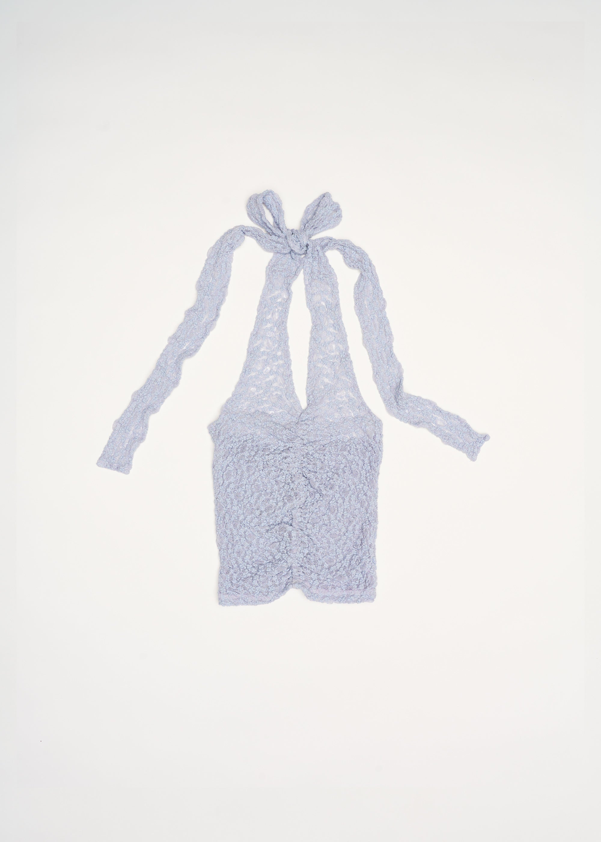 Illuminate Lace Halterneck ~ Purple Tint
