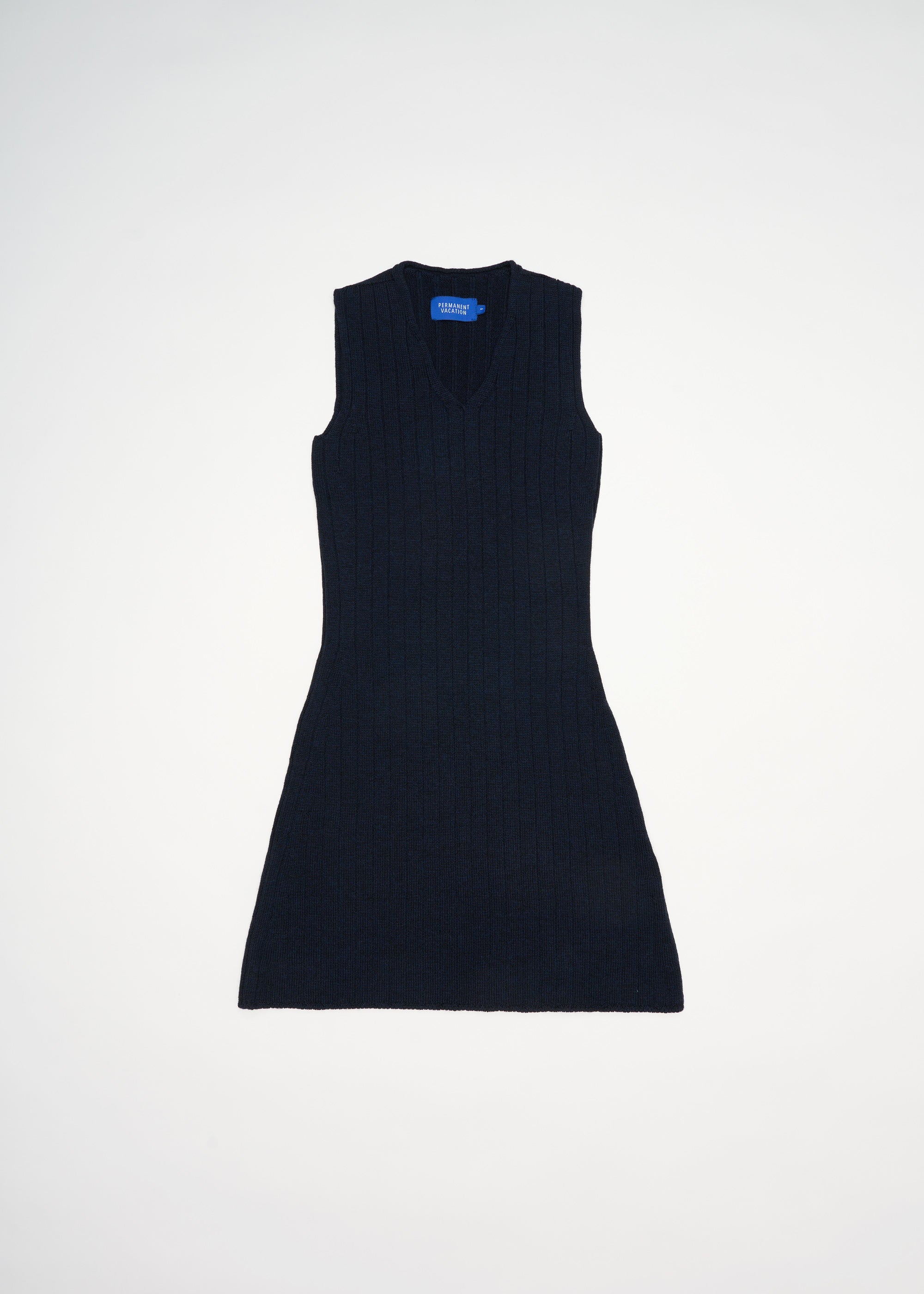 Echo Knitted Dress ~ Ink