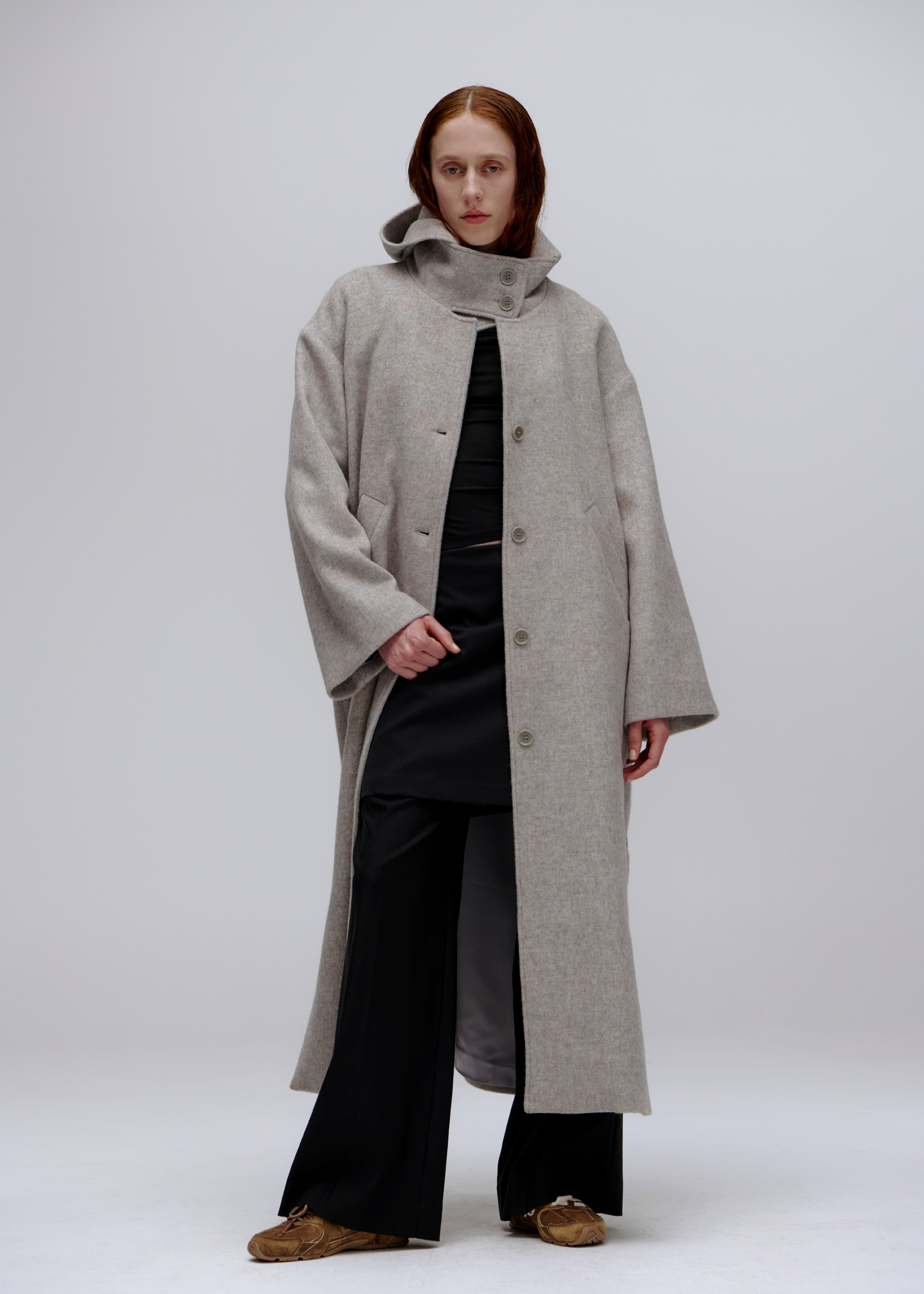 Theorise Coat ~ Beige Mix