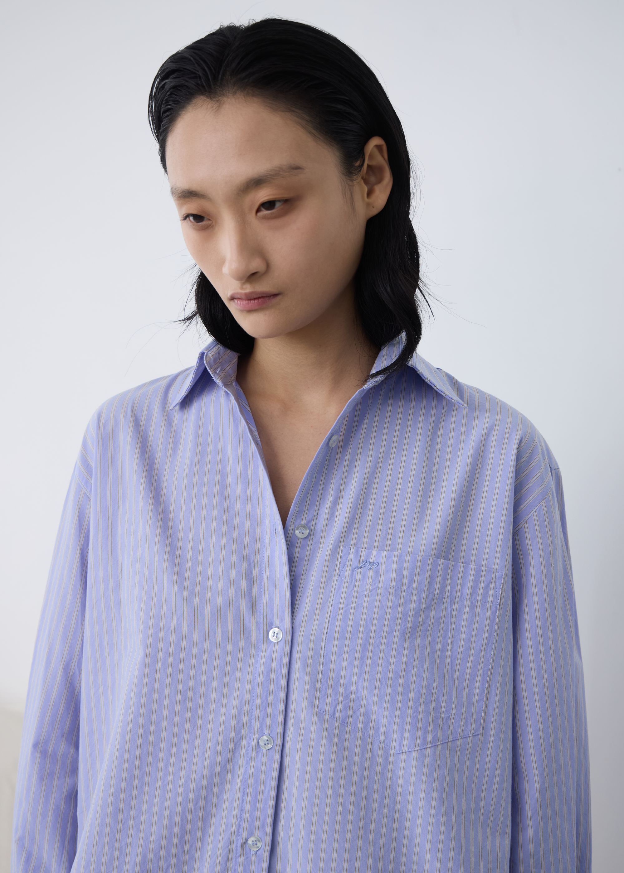 PREORDER: Examine Shirt ~ Lilac Stripe