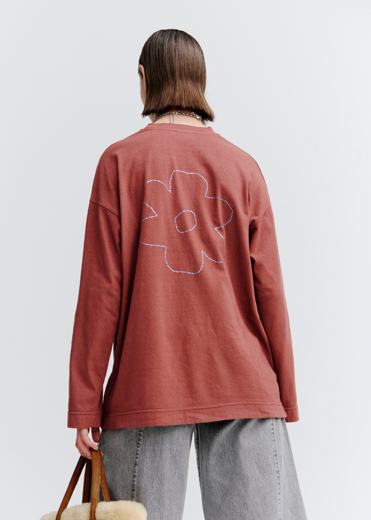 PV Flower Long Sleeve Tee ~ Oxidise