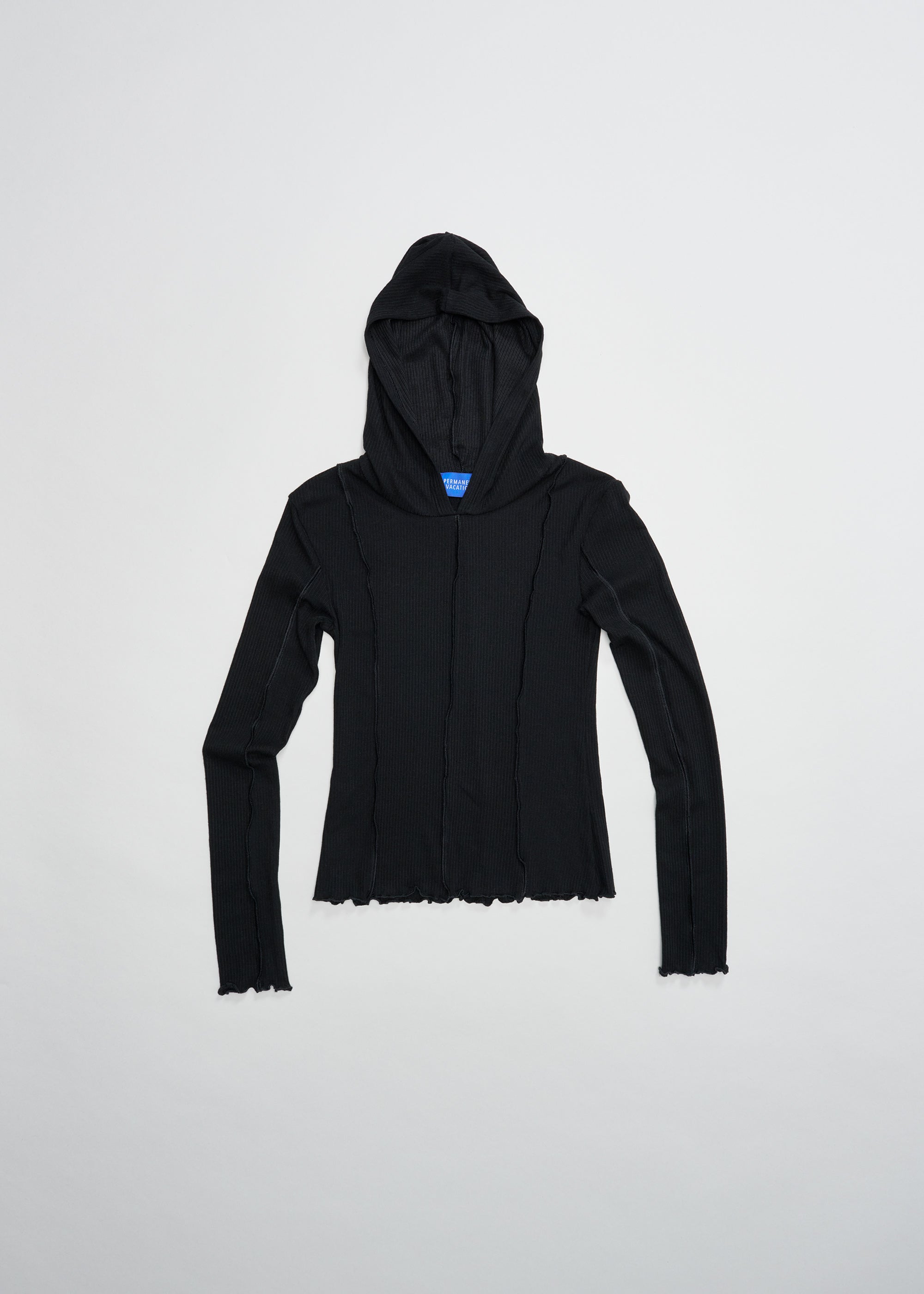 Segment Hooded Top ~ Black