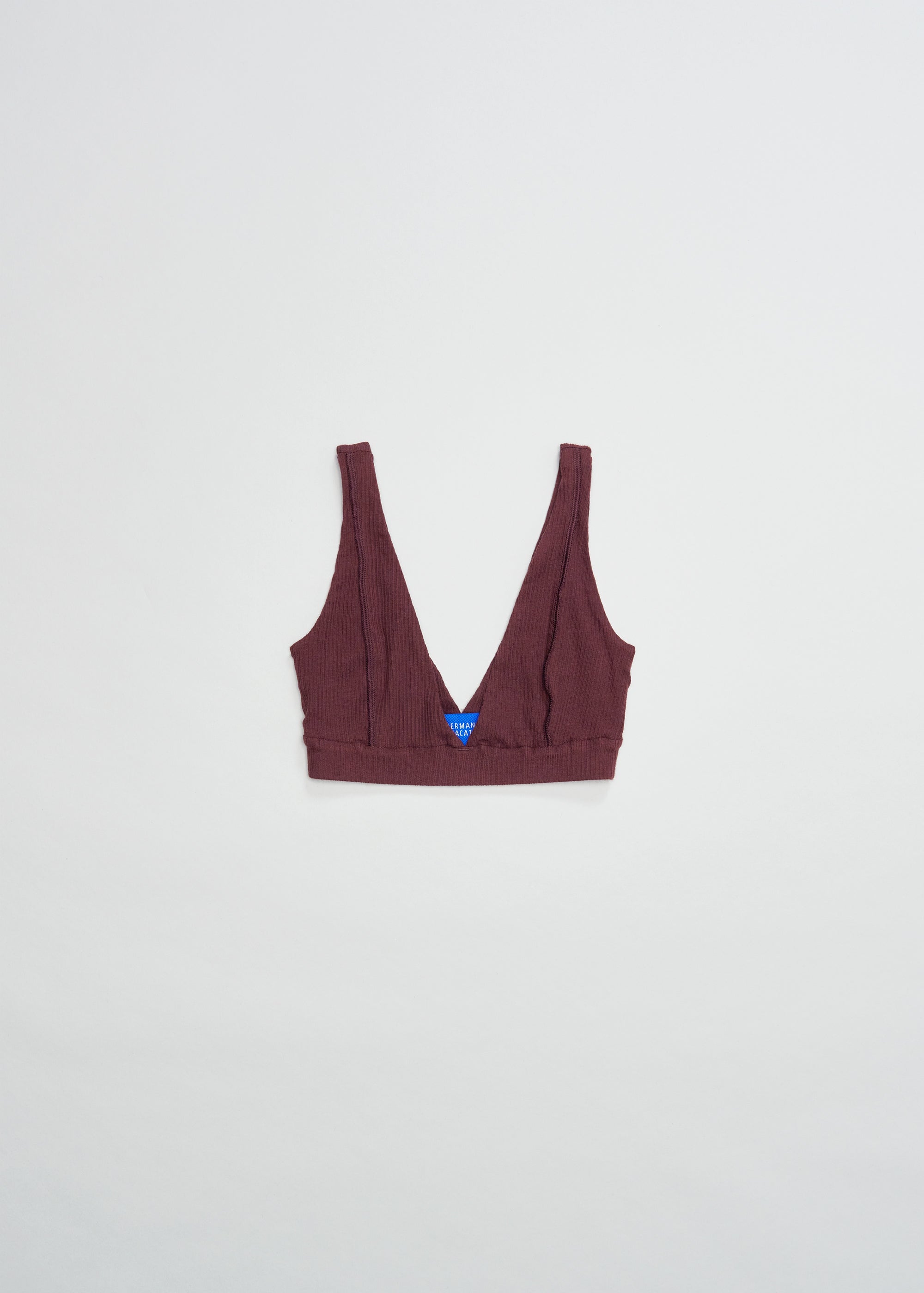 Segment Crop Top ~ Garnet
