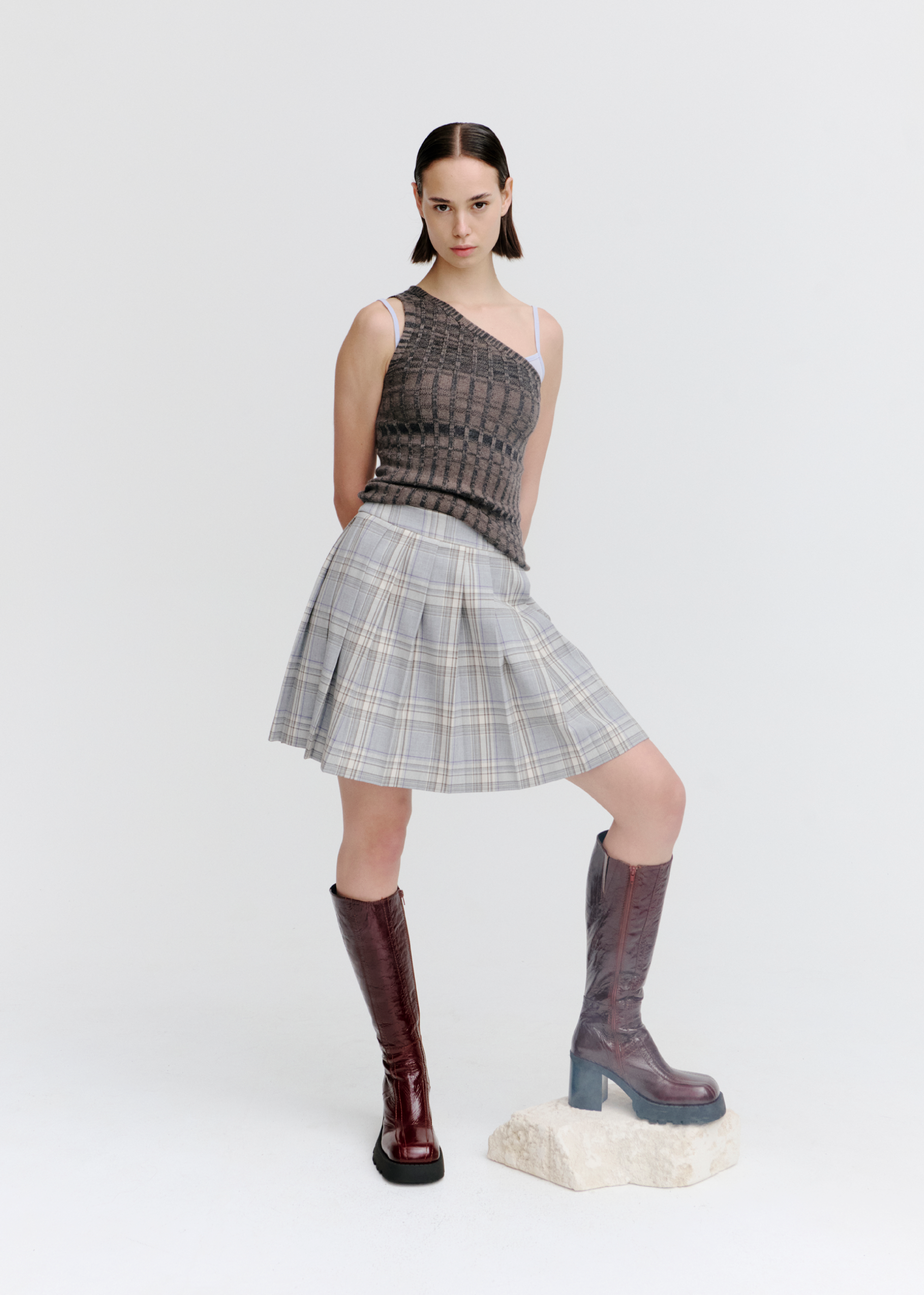 Context Pleated Skirt