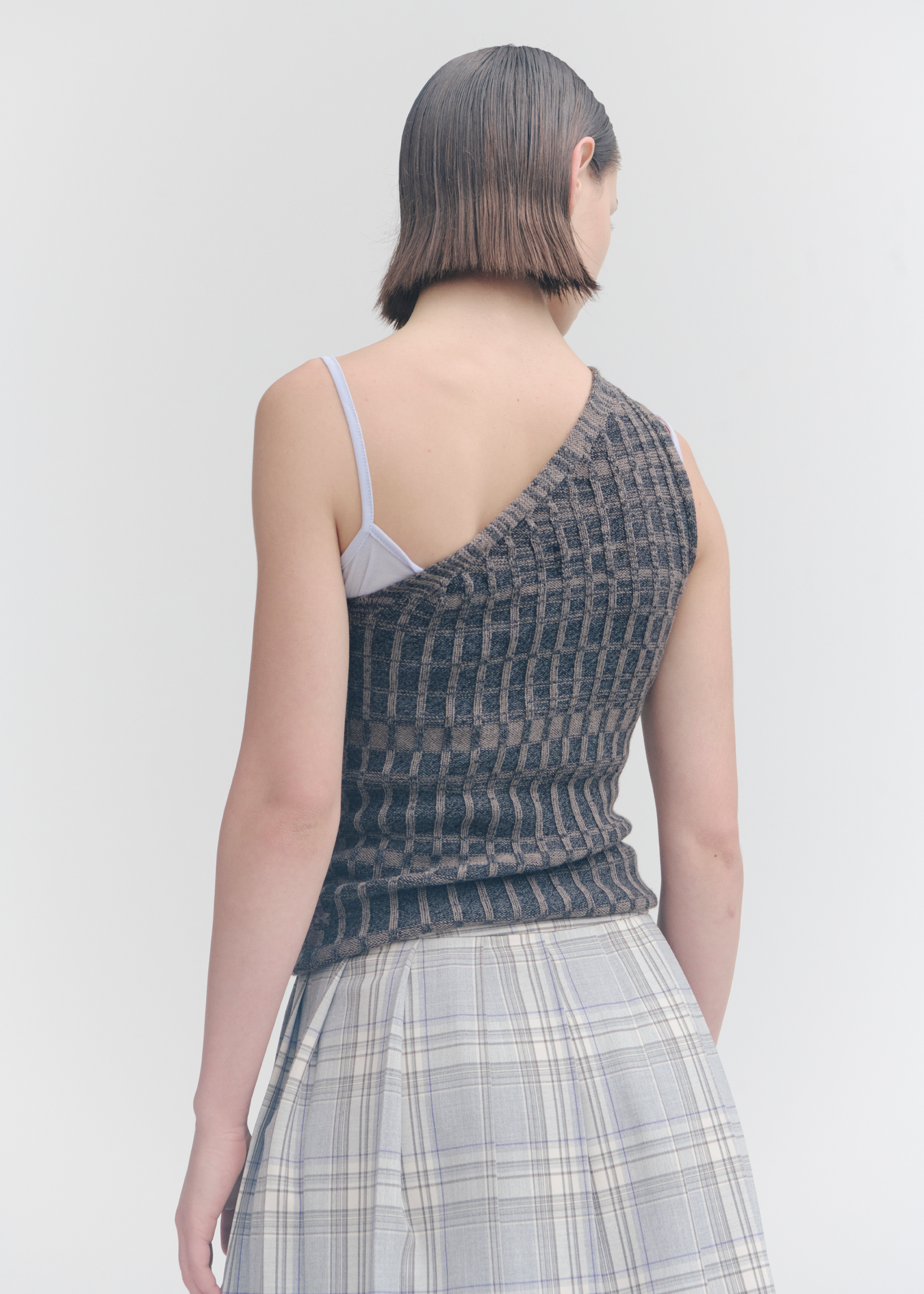 Tension Knitted Singlet ~ Terrain
