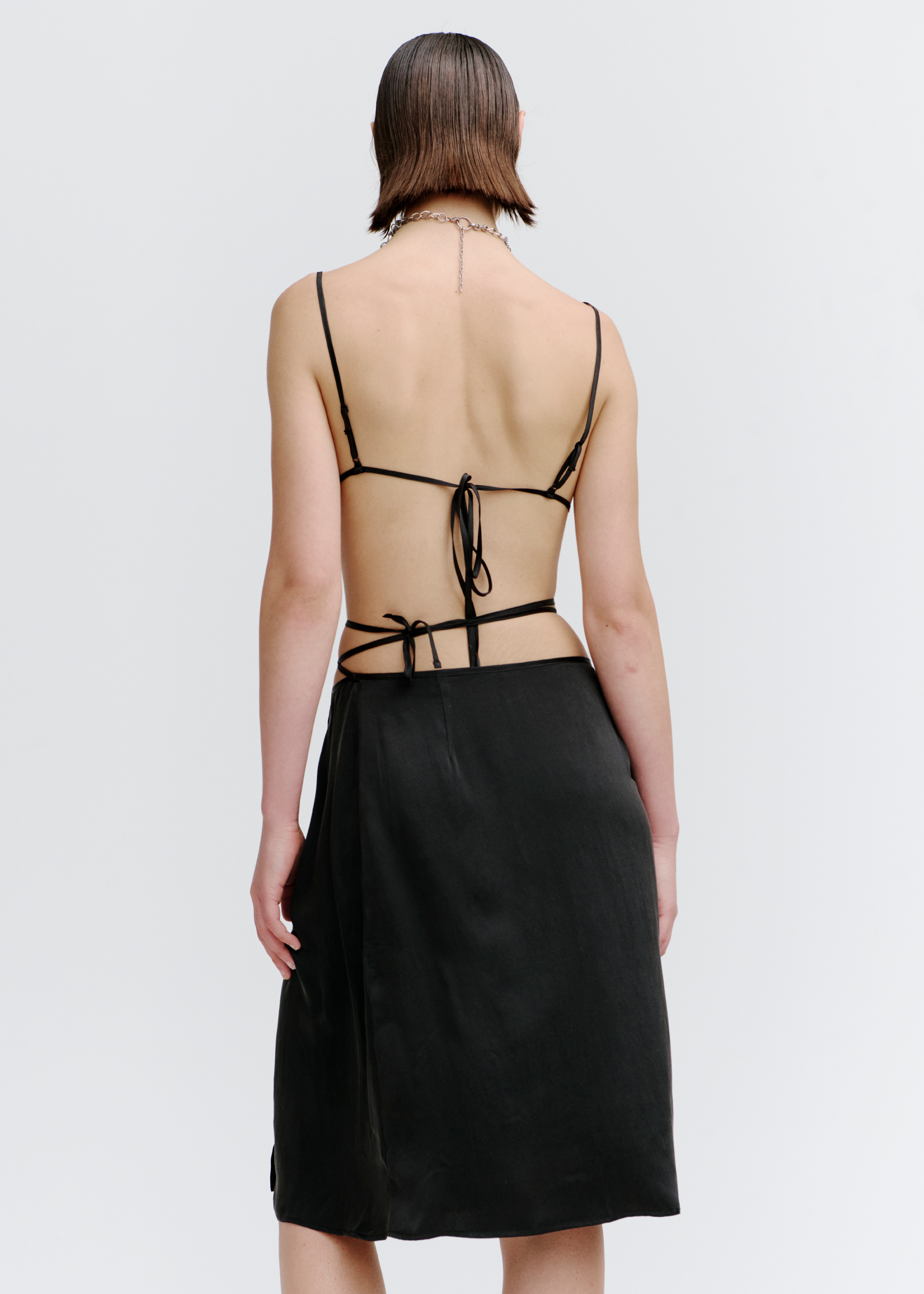 Axis Wrap Skirt ~ Black