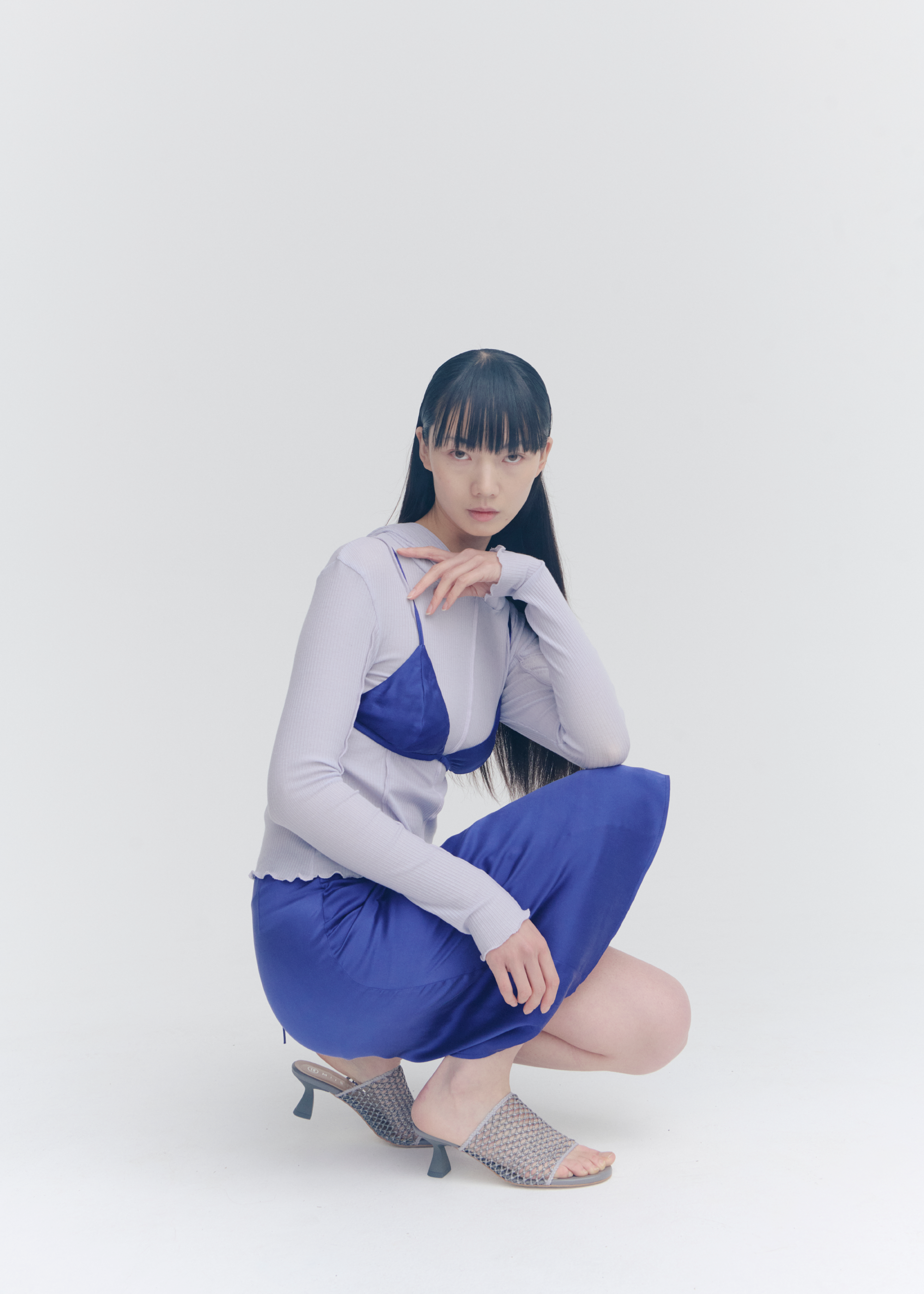 Axis Wrap Skirt ~ Hydro
