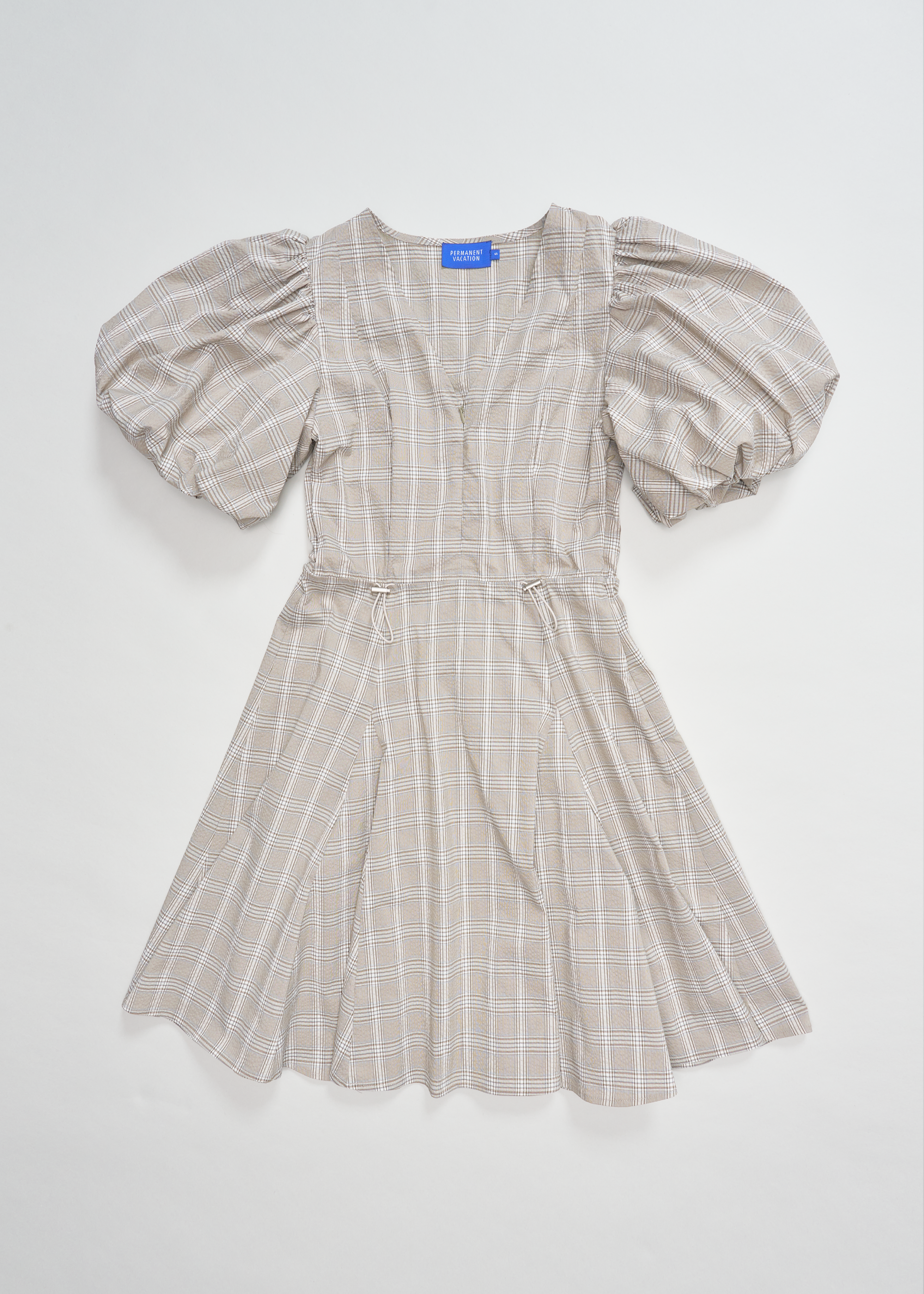 Subject Dress ~ Beige Check