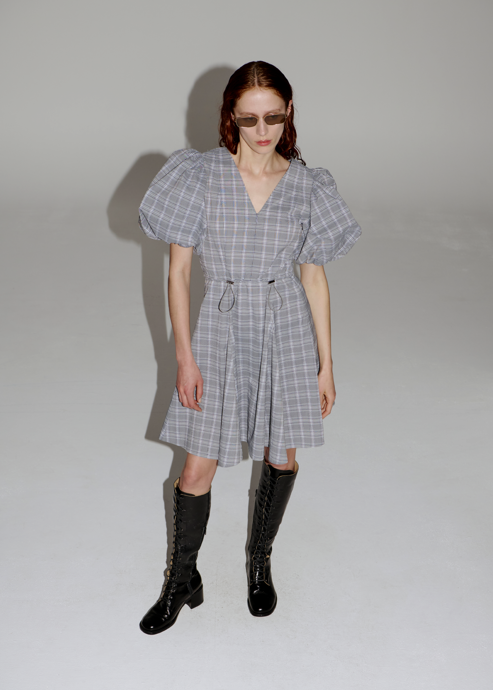 Subject Dress ~ Petrol Check