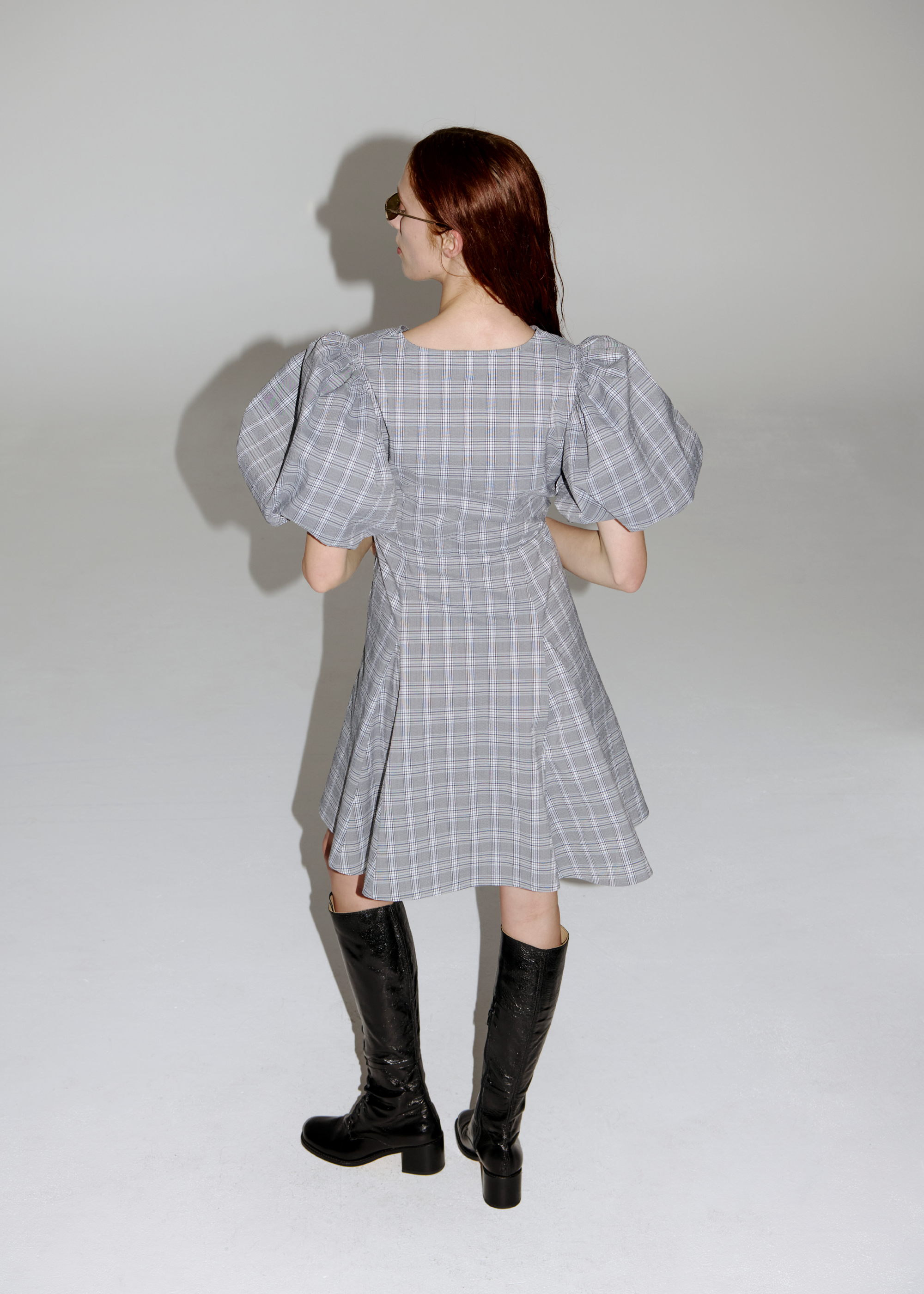 Subject Dress ~ Petrol Check