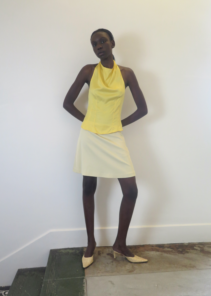 Receipt Skirt ~ Blonde