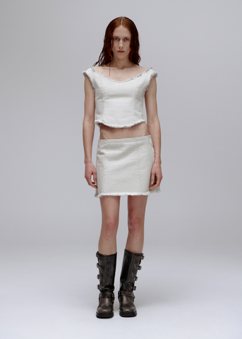 View Skirt ~ Parchment