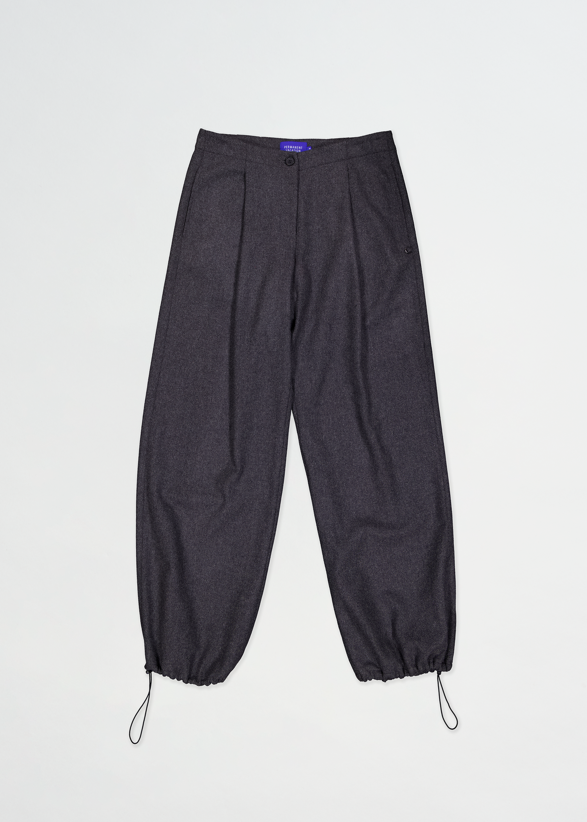 Cocoon Wool Pant ~ Charcoal