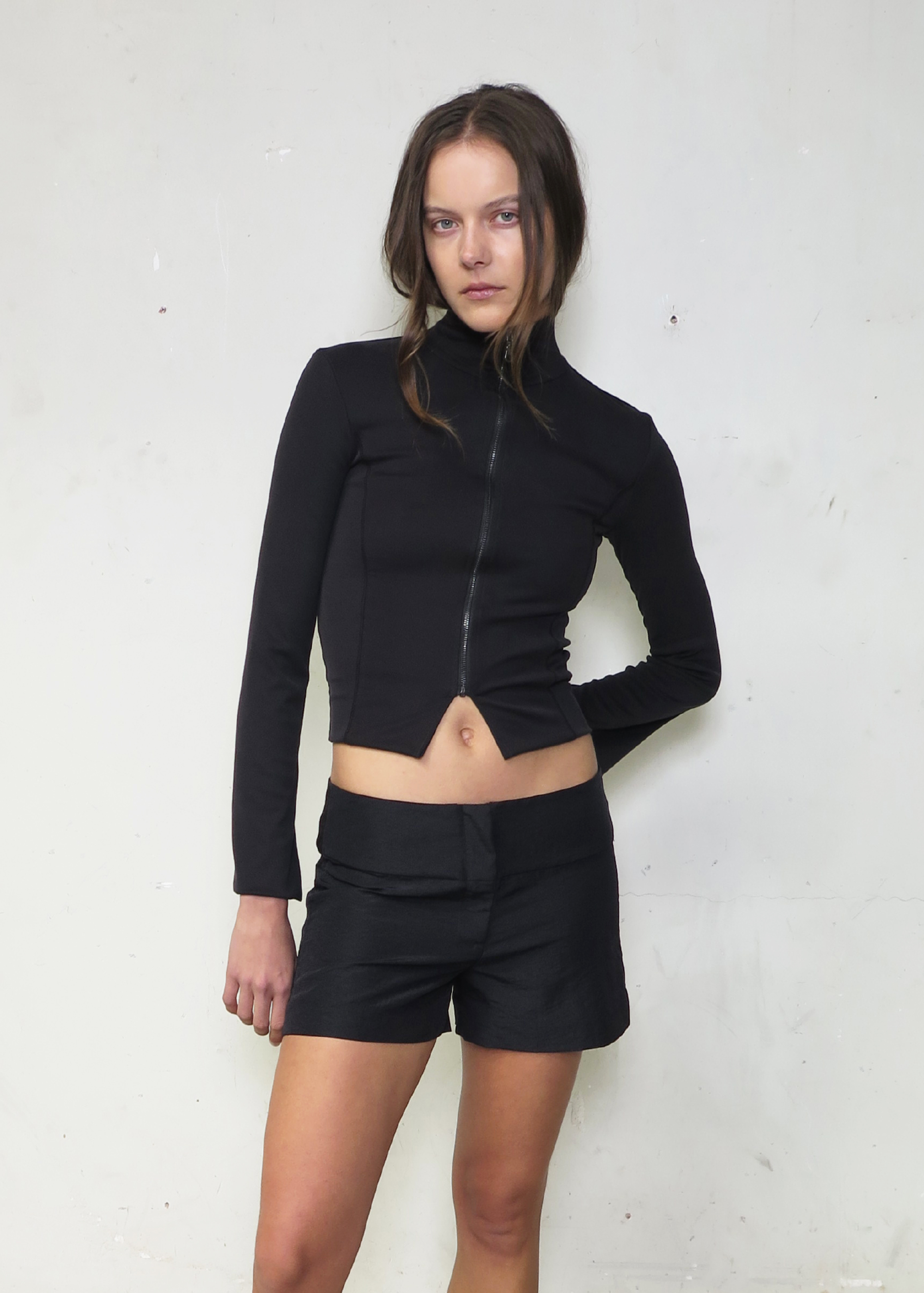 Resonance Zip Cardigan ~ Black