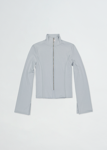 Resonance Zip Cardigan ~ Mist