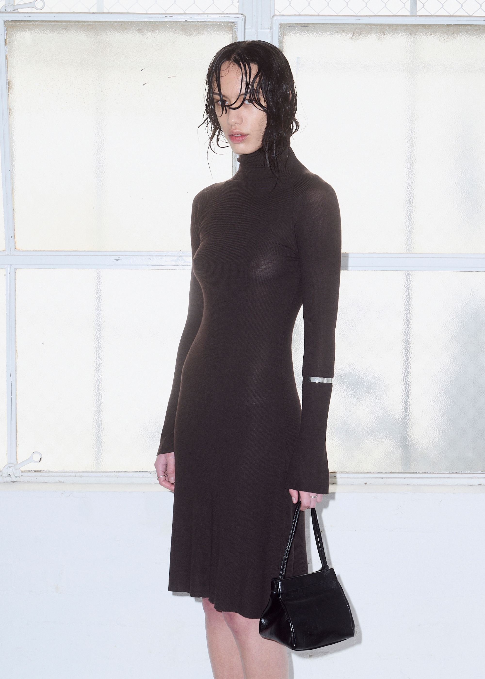 Dissolve Wool Dress ~ Umber