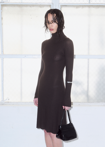 Dissolve Wool Dress ~ Umber