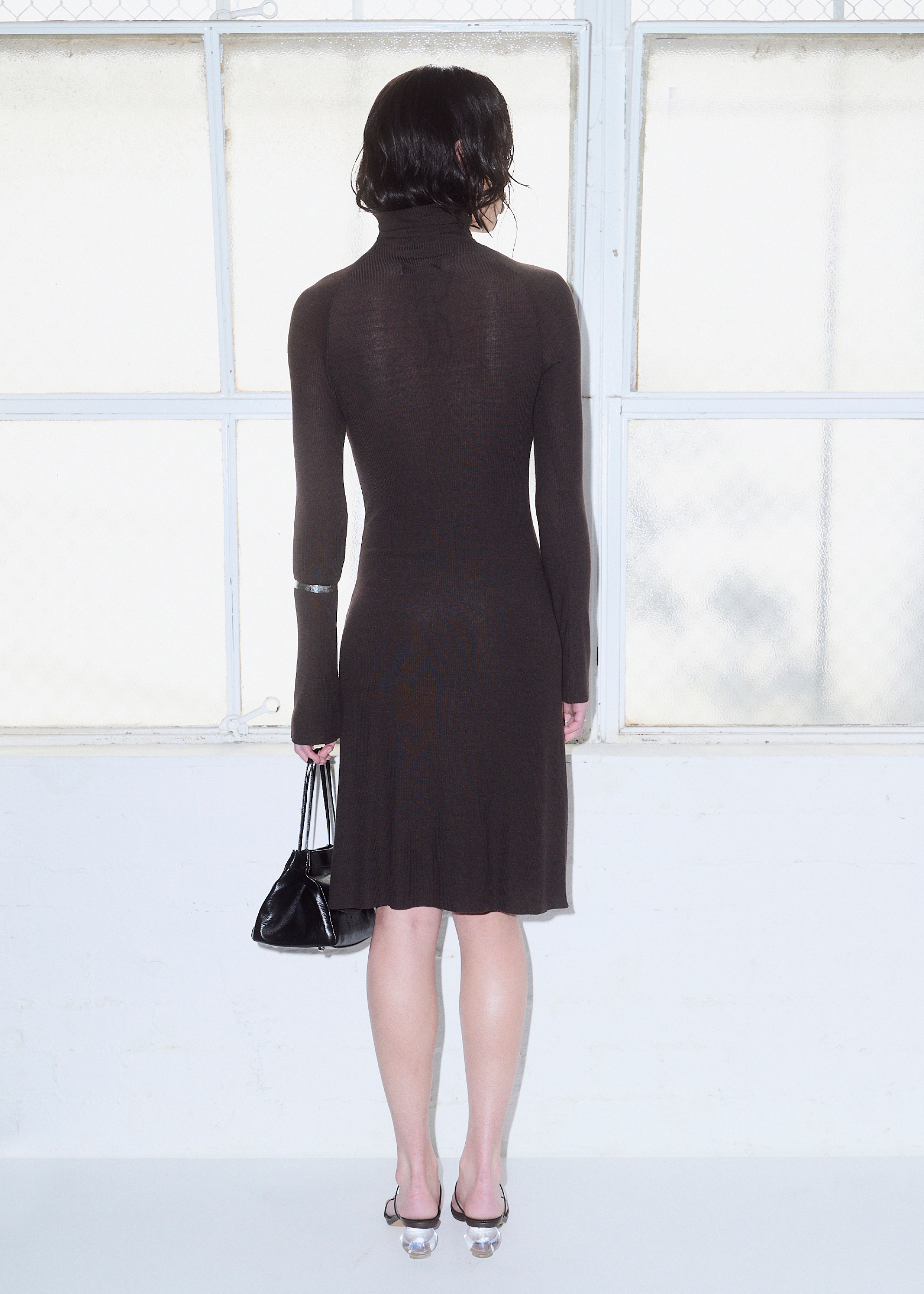 Dissolve Wool Dress ~ Umber