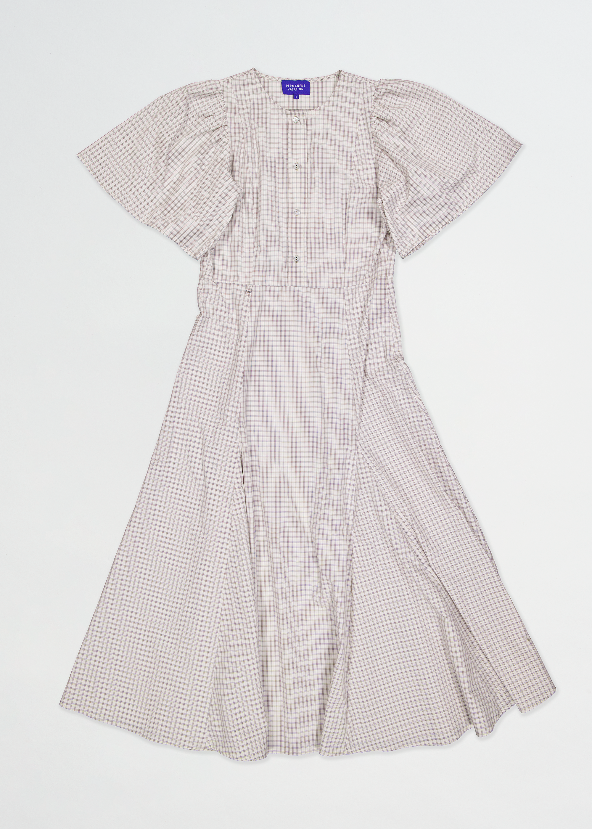Lykke Dress ~ Greige Check