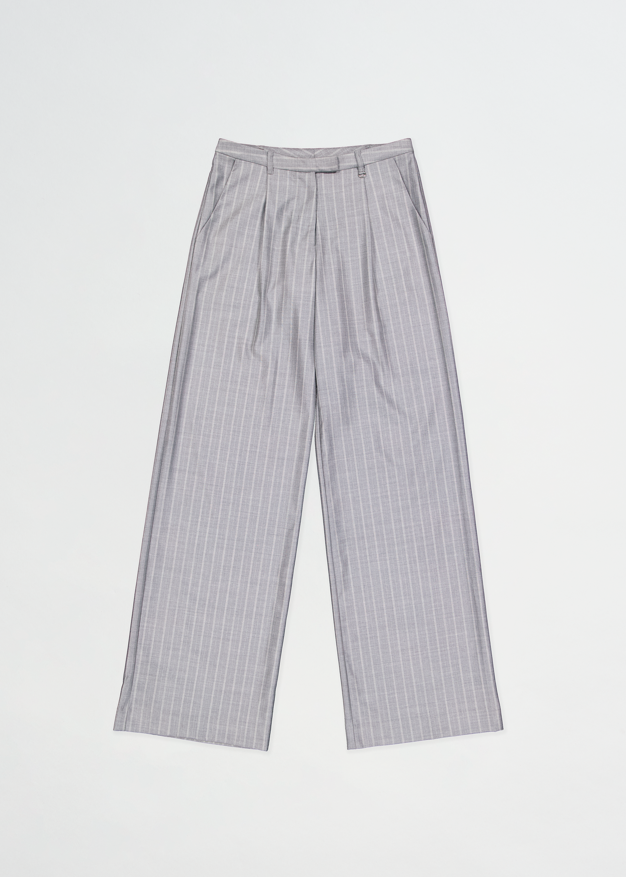 Spatial Trouser ~ Silver Stripe